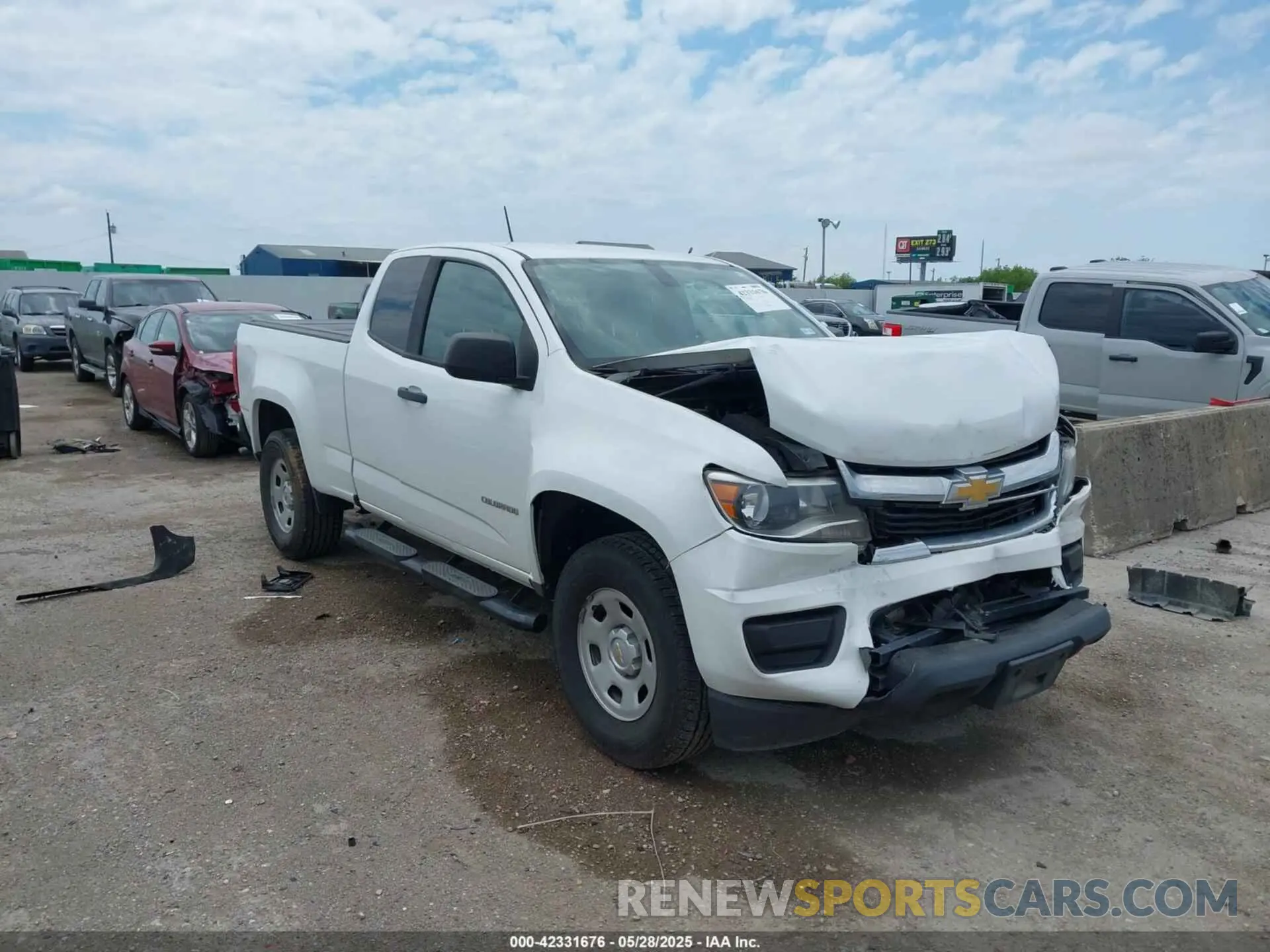 1 Фотография поврежденного автомобиля 1GCHSBEN1L1108302 CHEVROLET COLORADO 2020