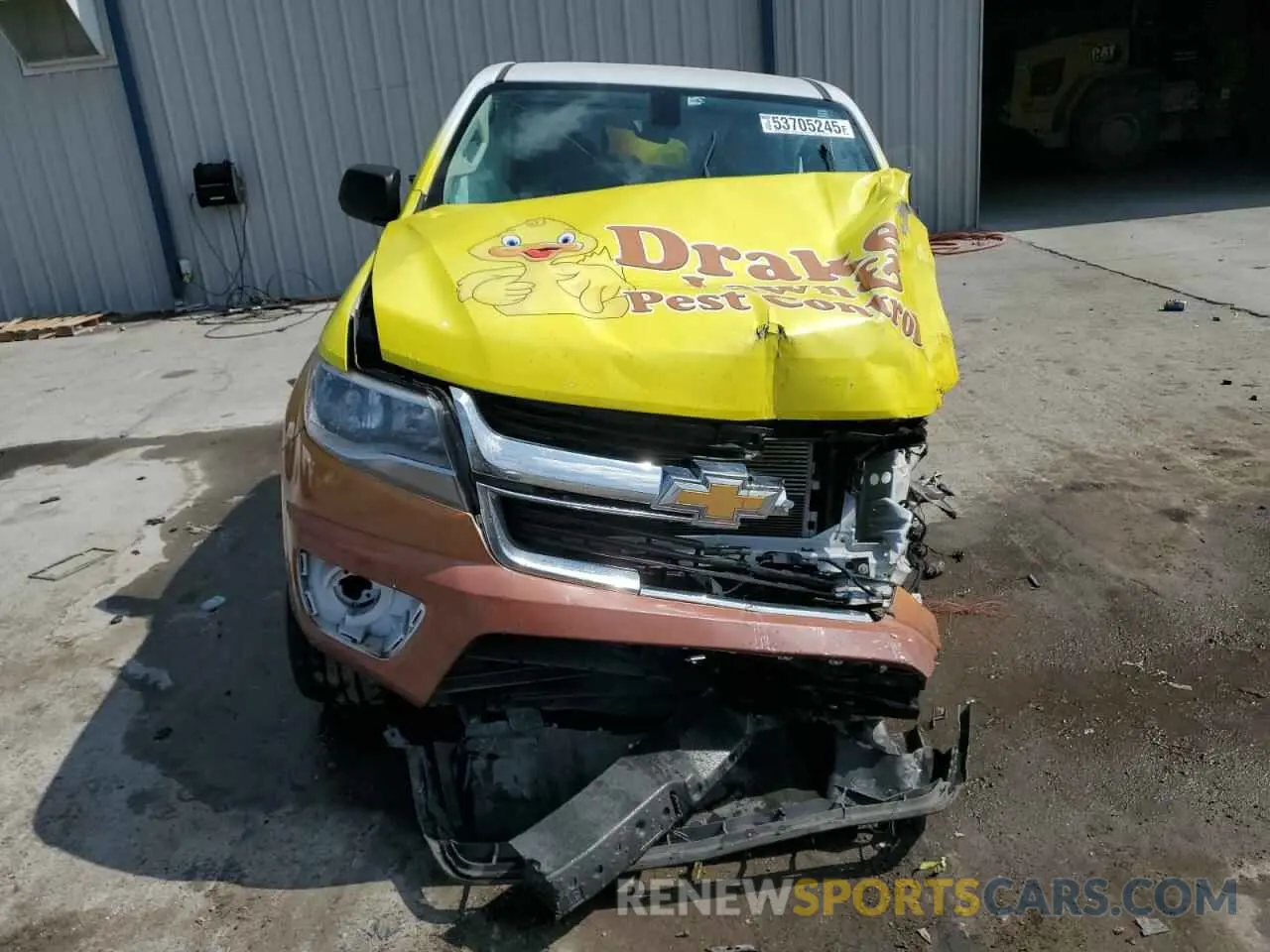 5 Фотография поврежденного автомобиля 1GCHSBEN9L1195222 CHEVROLET COLORADO 2020