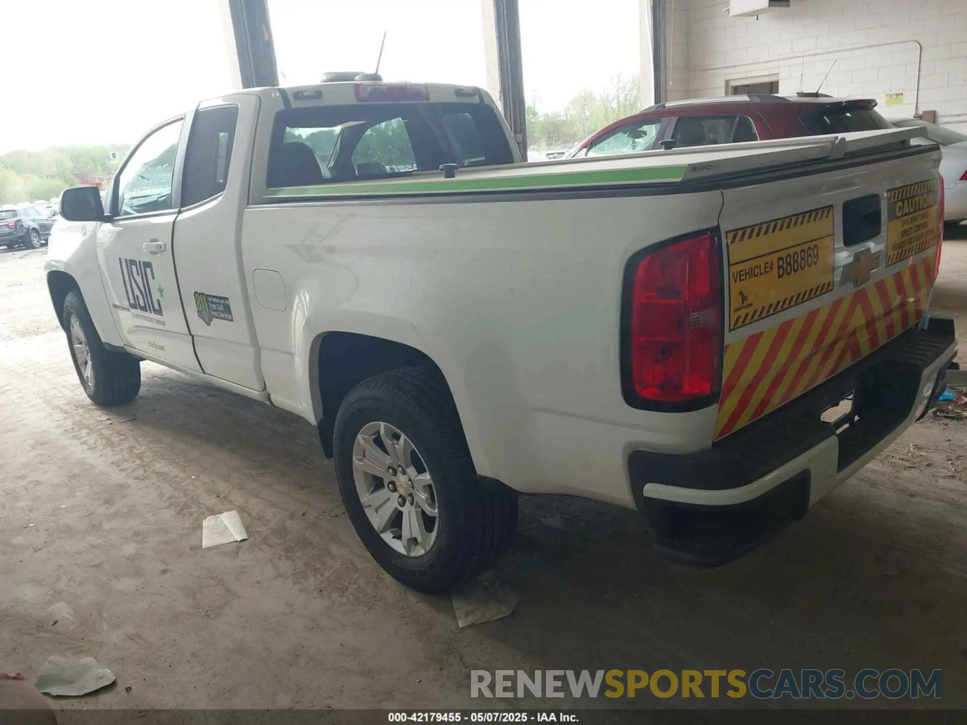 3 Фотография поврежденного автомобиля 1GCHSCEA6L1151049 CHEVROLET COLORADO 2020