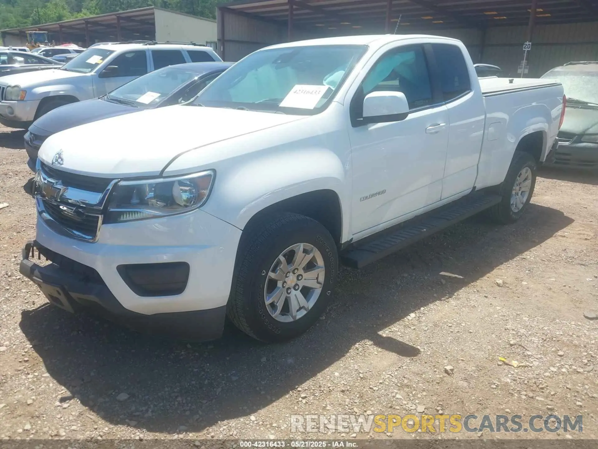 2 Фотография поврежденного автомобиля 1GCHSCEA6L1164528 CHEVROLET COLORADO 2020