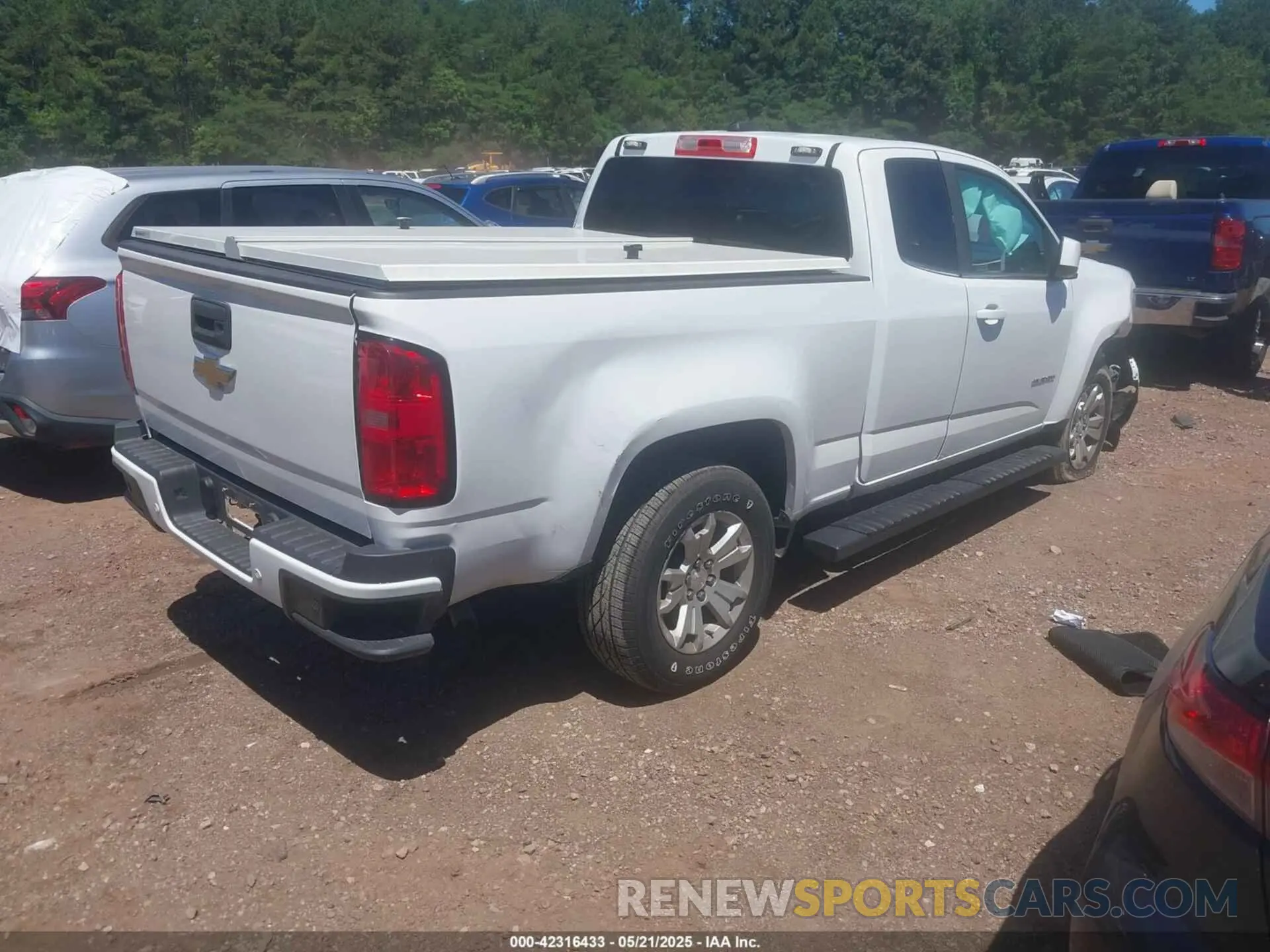 4 Фотография поврежденного автомобиля 1GCHSCEA6L1164528 CHEVROLET COLORADO 2020