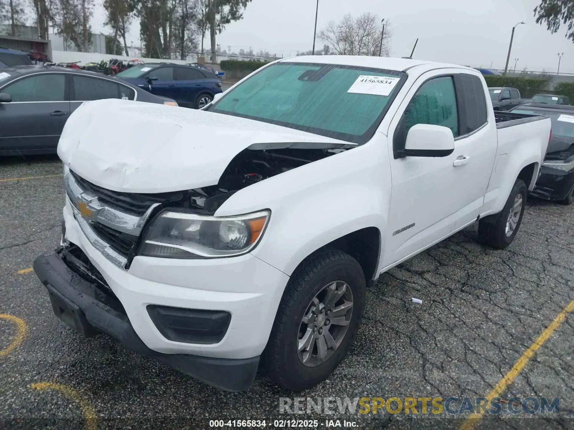 2 Фотография поврежденного автомобиля 1GCHSCEA8L1184036 CHEVROLET COLORADO 2020