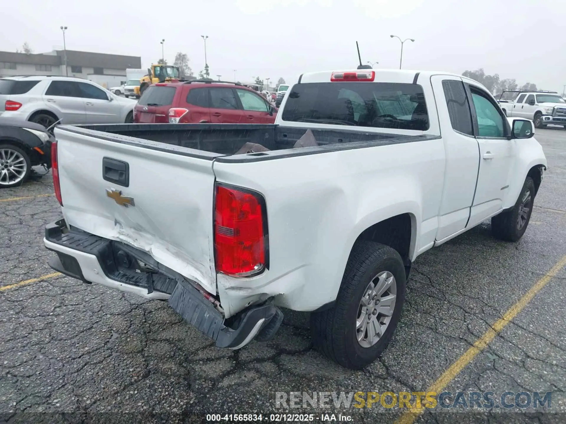 4 Фотография поврежденного автомобиля 1GCHSCEA8L1184036 CHEVROLET COLORADO 2020