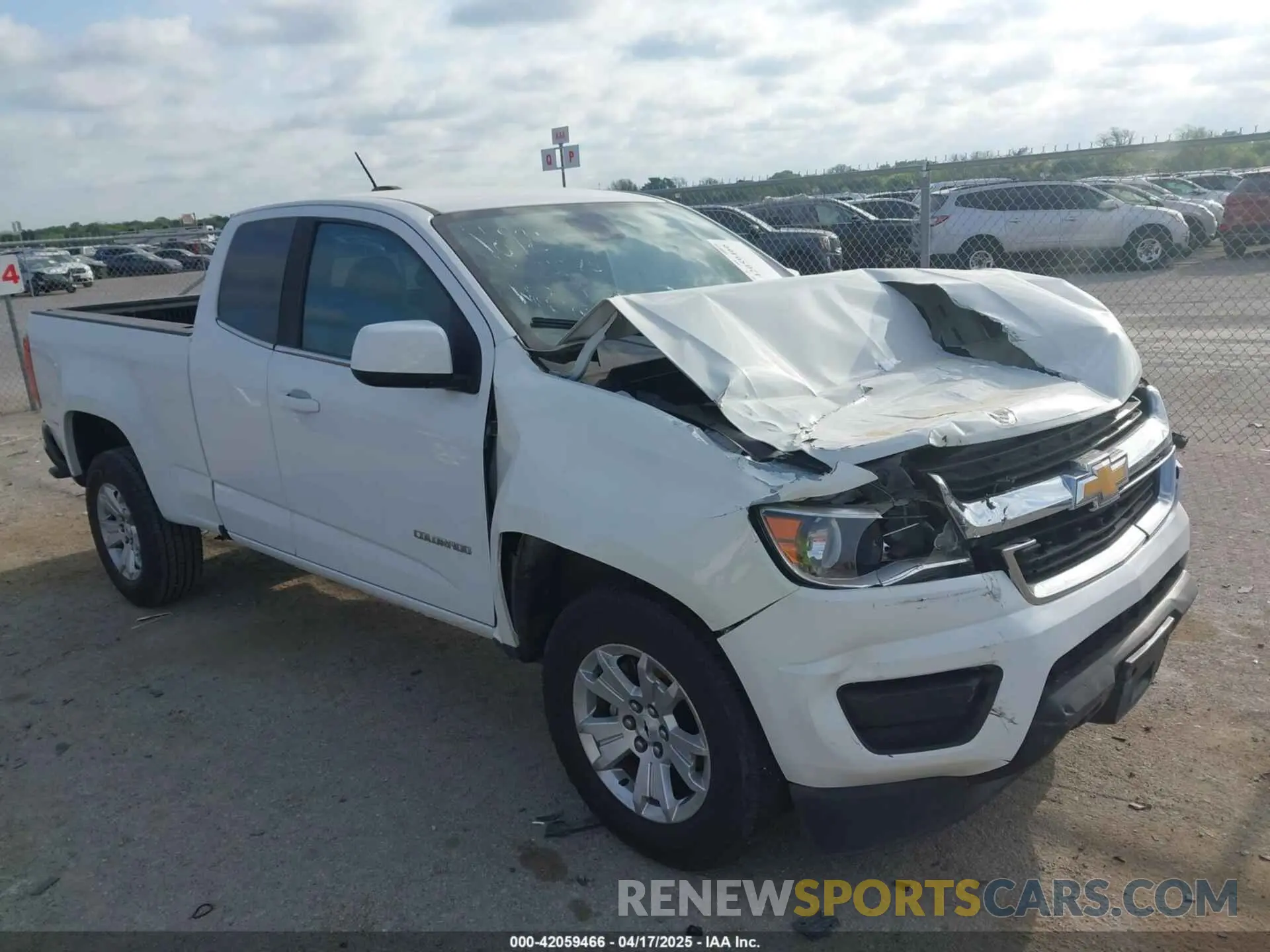 1 Фотография поврежденного автомобиля 1GCHSCEA9L1196776 CHEVROLET COLORADO 2020