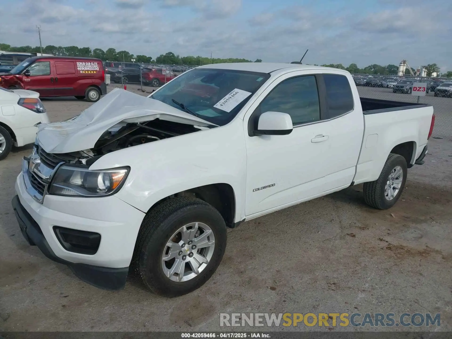 2 Фотография поврежденного автомобиля 1GCHSCEA9L1196776 CHEVROLET COLORADO 2020