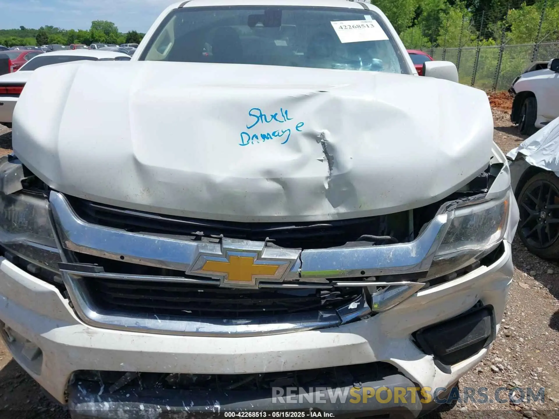 10 Фотография поврежденного автомобиля 1GCHSCEA9L1214483 CHEVROLET COLORADO 2020