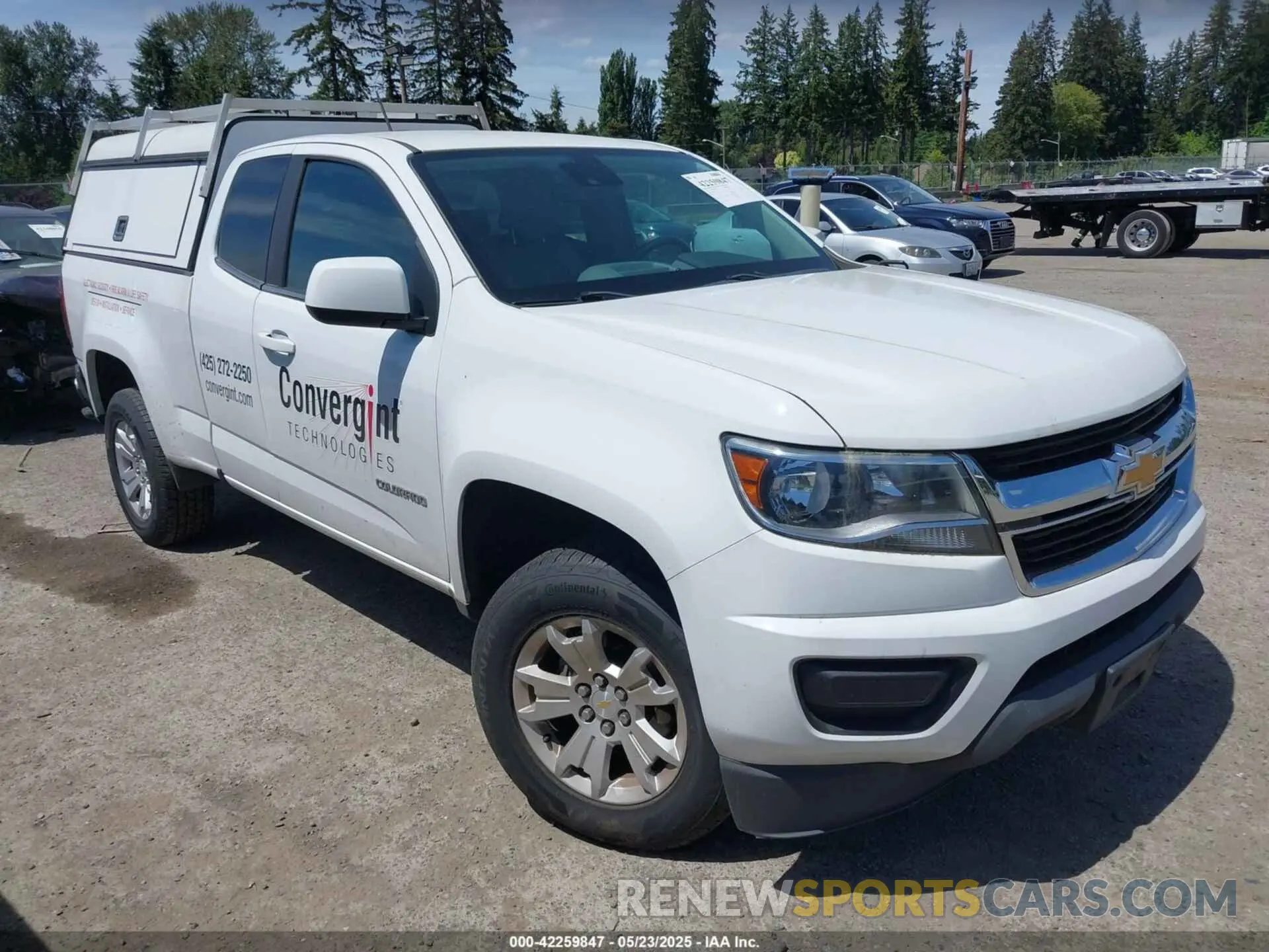 1 Photograph of a damaged car 1GCHSCEN2L1142030 CHEVROLET COLORADO 2020