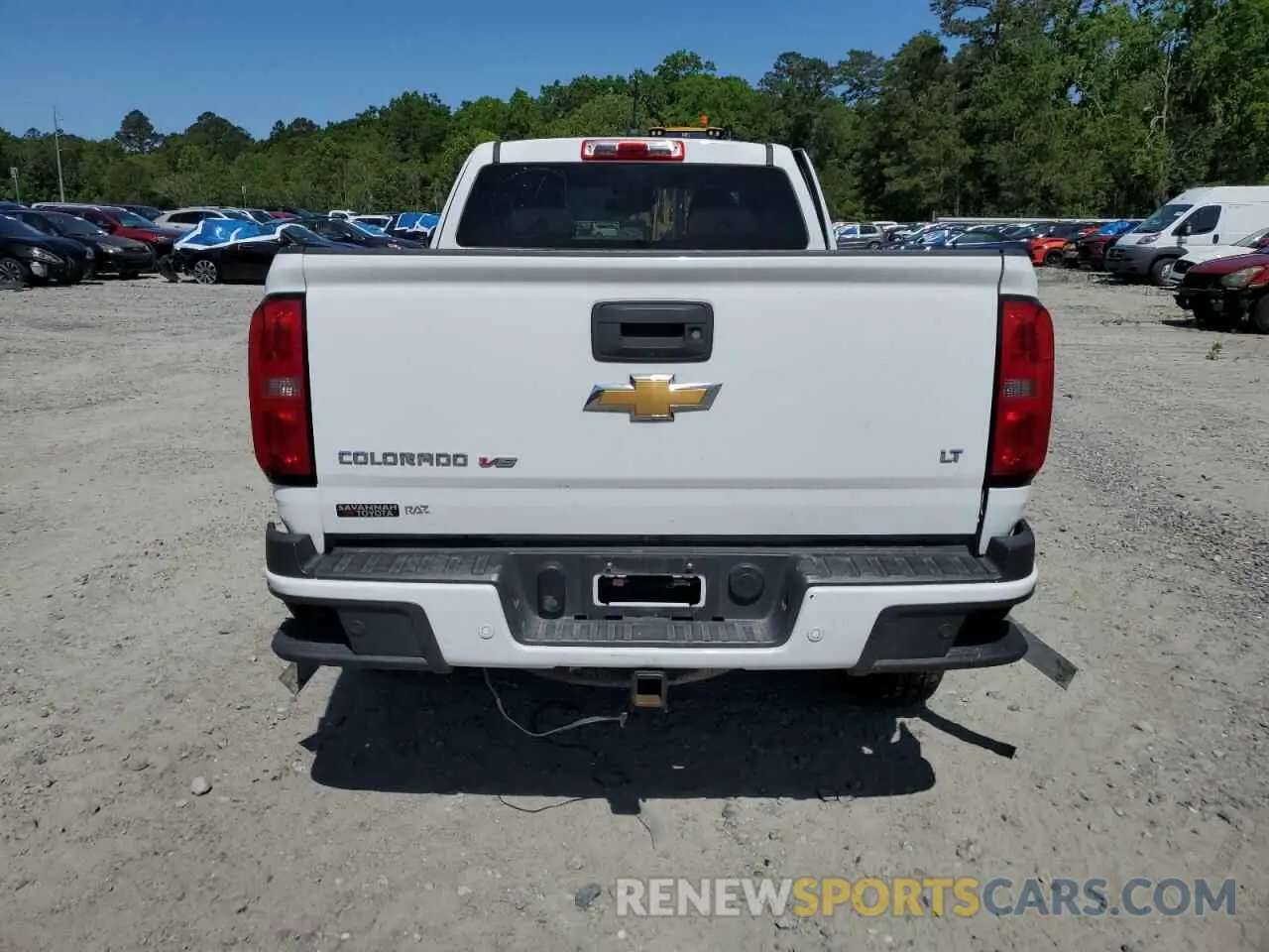 6 Фотография поврежденного автомобиля 1GCHSCEN6L1170462 CHEVROLET COLORADO 2020