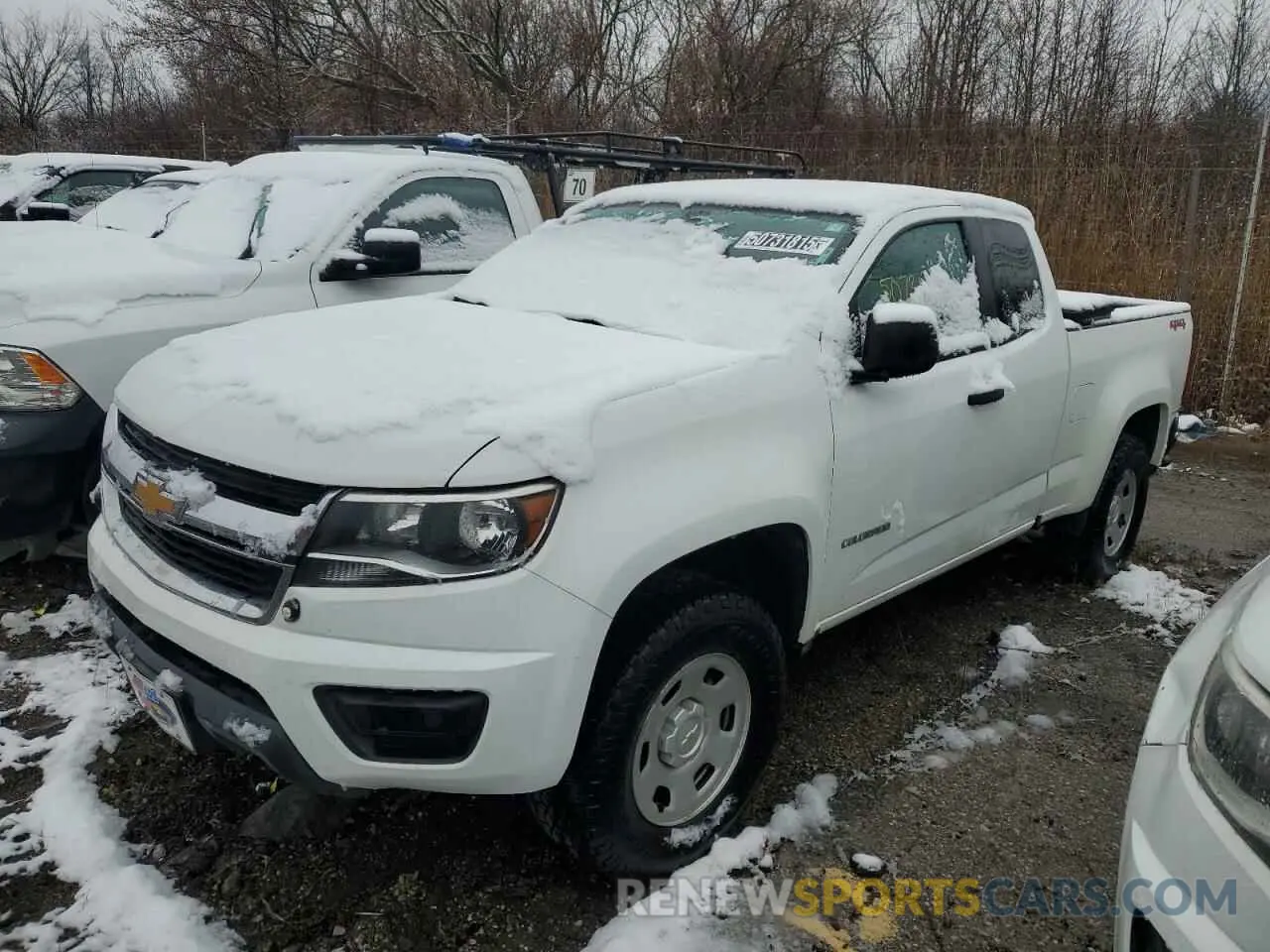 1 Photograph of a damaged car 1GCHTBEA3L1238995 CHEVROLET COLORADO 2020