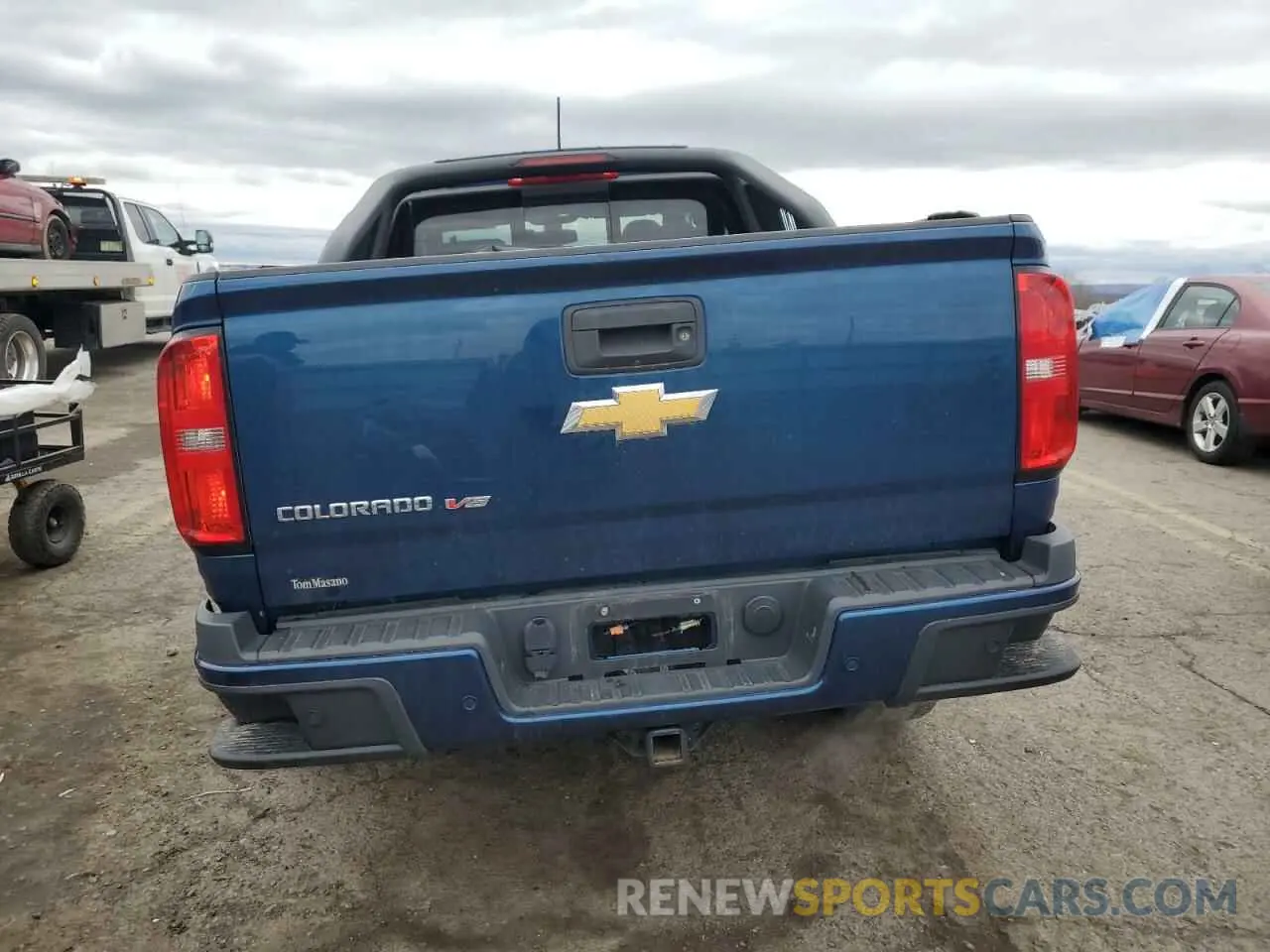 6 Фотография поврежденного автомобиля 1GCHTDEN7L1140874 CHEVROLET COLORADO 2020