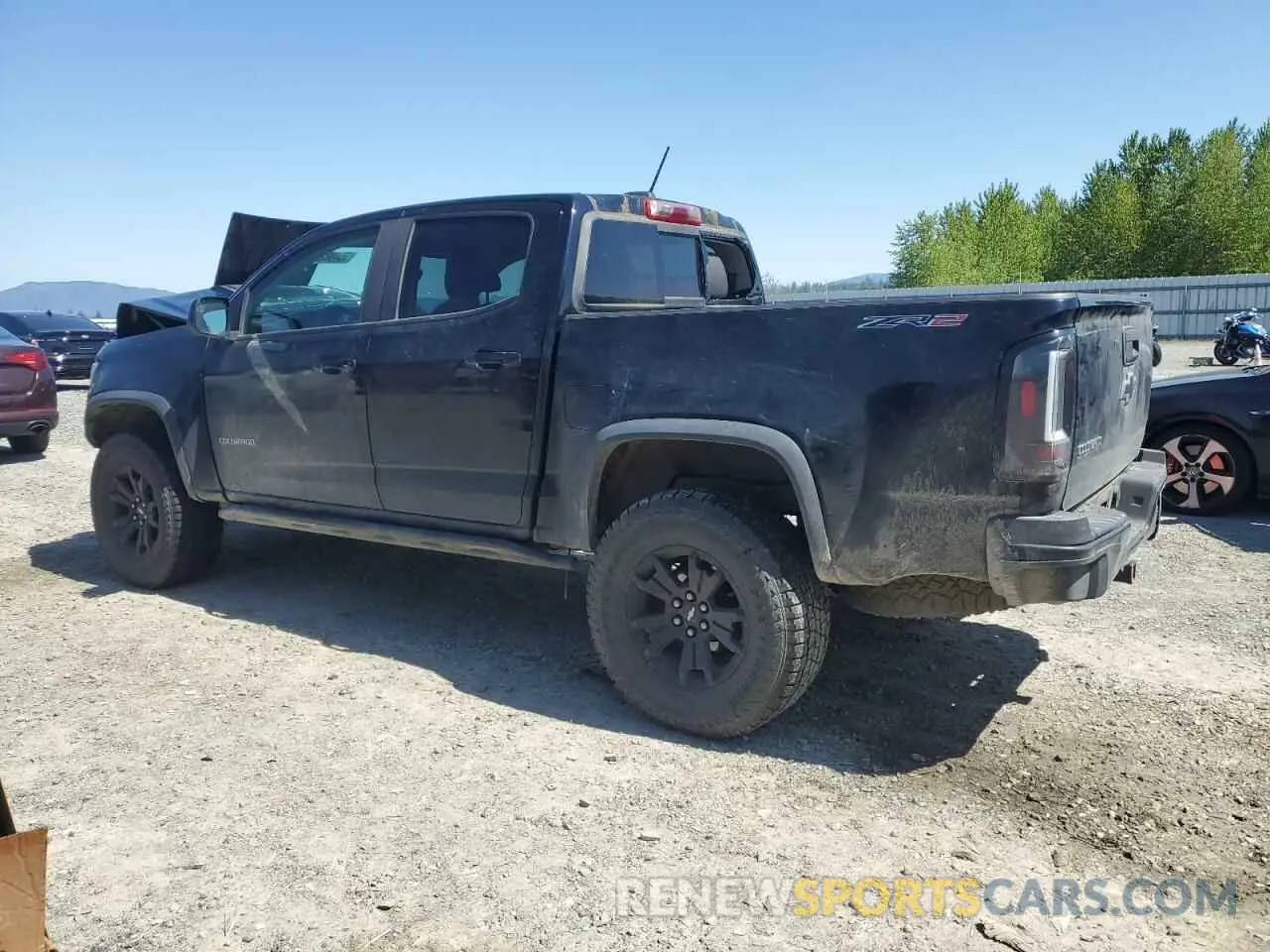 2 Фотография поврежденного автомобиля 1GCPTEE15L1116748 CHEVROLET COLORADO 2020