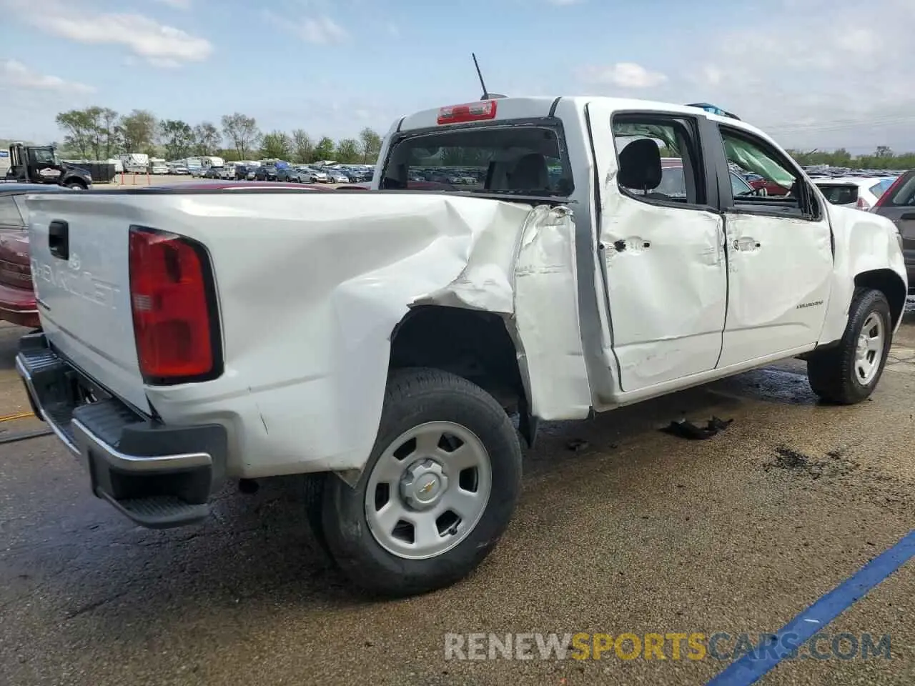 3 Фотография поврежденного автомобиля 1GCGSBEA3M1273469 CHEVROLET COLORADO 2021