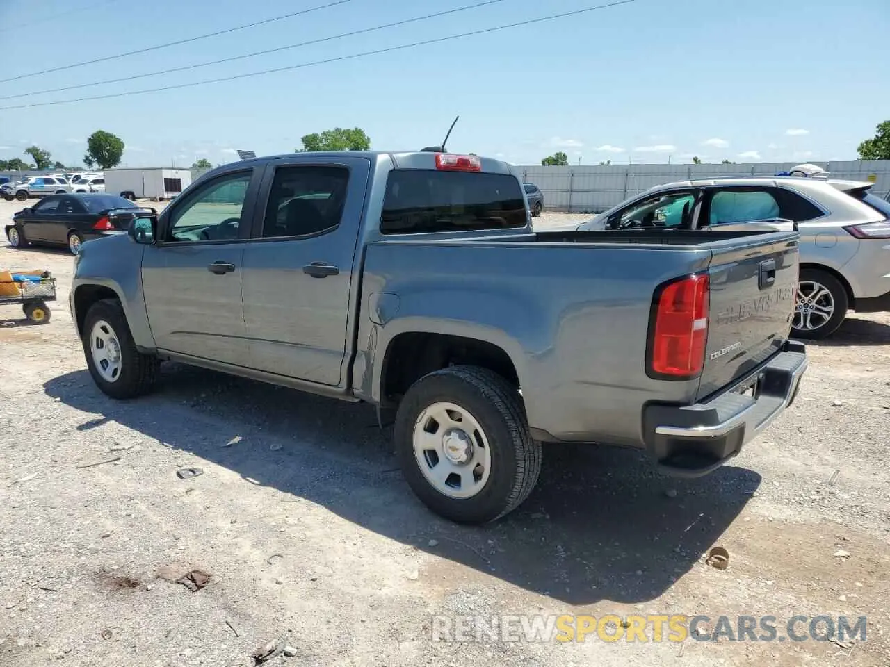 2 Photograph of a damaged car 1GCGSBEA4M1107459 CHEVROLET COLORADO 2021