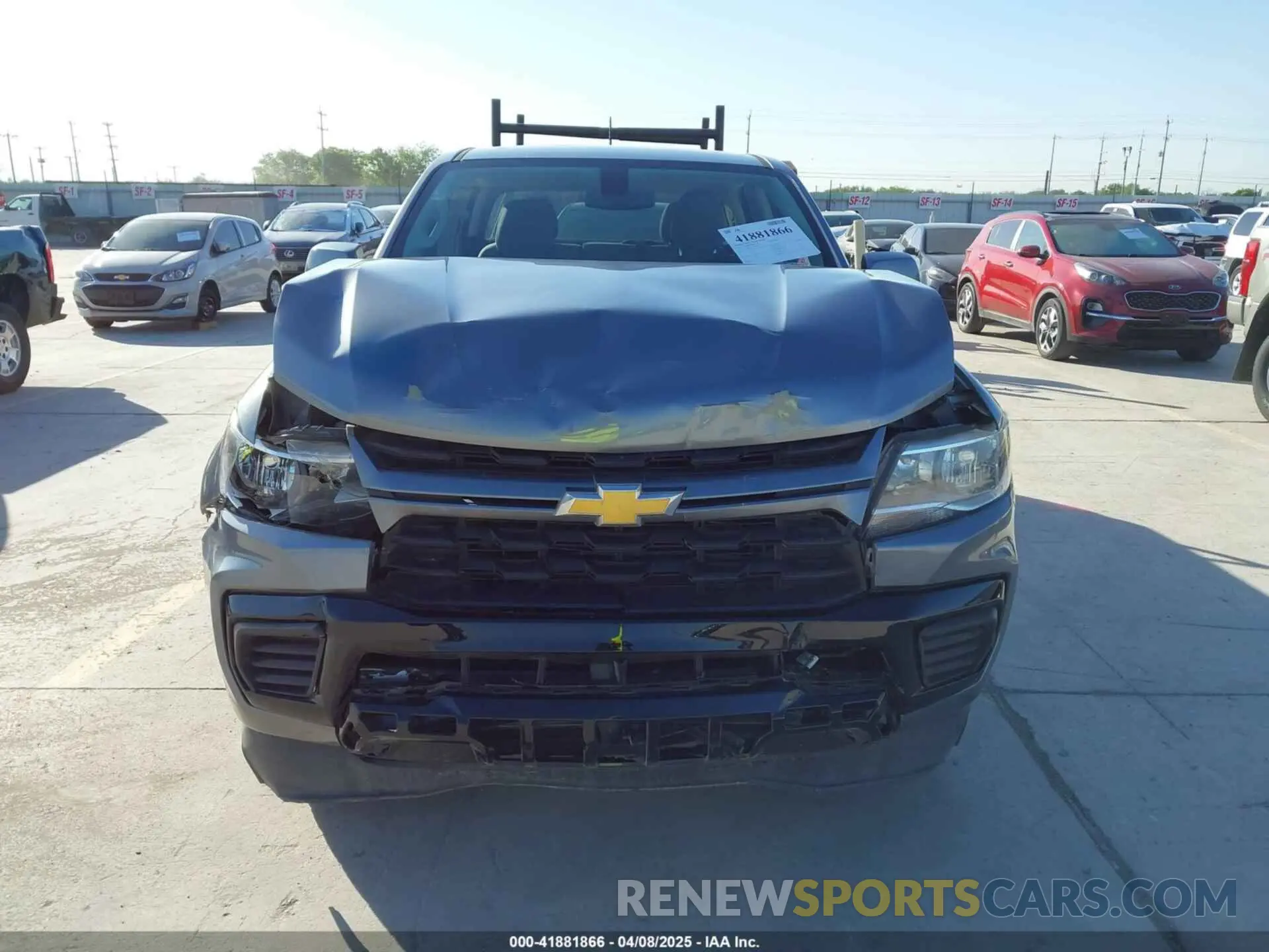 12 Photograph of a damaged car 1GCGSBEA4M1109275 CHEVROLET COLORADO 2021