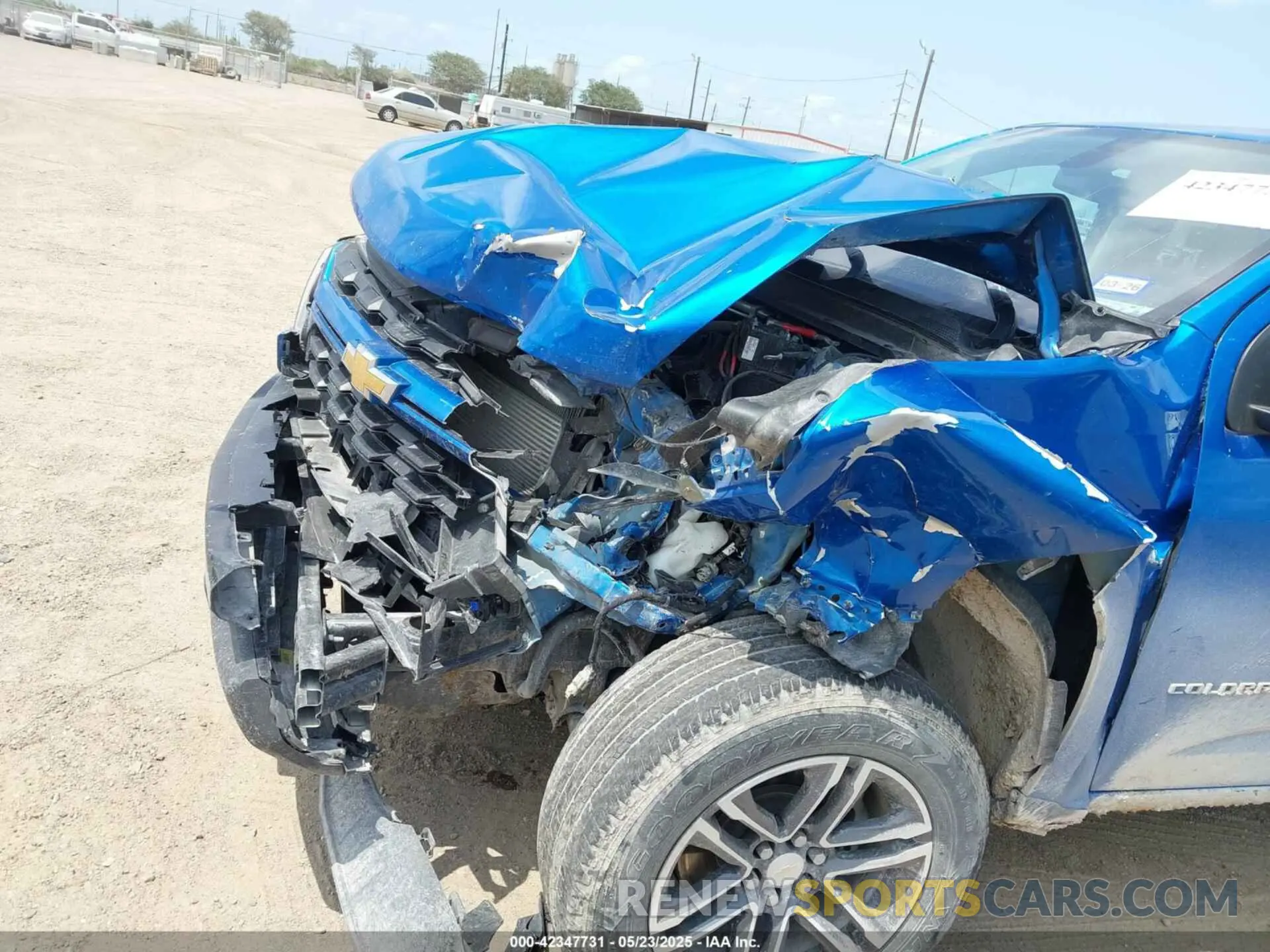 6 Photograph of a damaged car 1GCGSBEA4M1193596 CHEVROLET COLORADO 2021