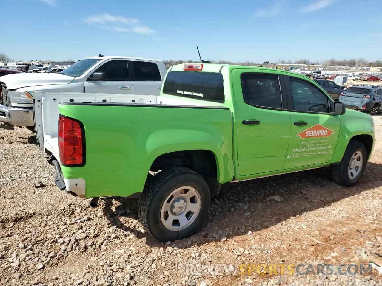 3 Photograph of a damaged car 1GCGSBEA9M1287604 CHEVROLET COLORADO 2021