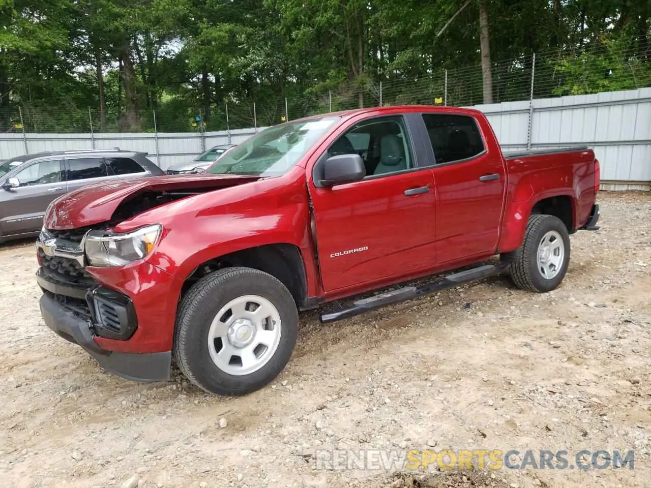 1 Фотография поврежденного автомобиля 1GCGSBEA9M1293385 CHEVROLET COLORADO 2021