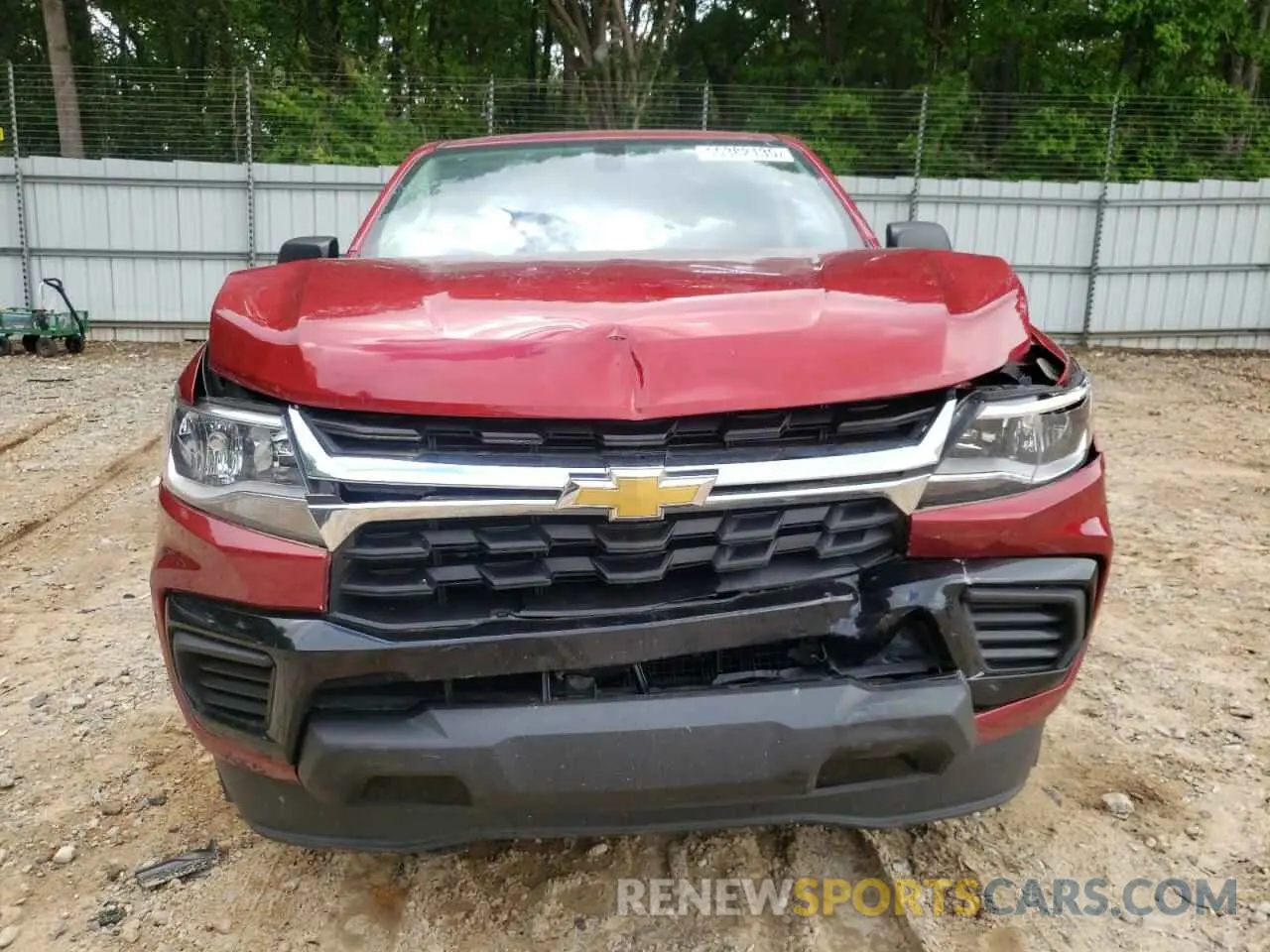 5 Фотография поврежденного автомобиля 1GCGSBEA9M1293385 CHEVROLET COLORADO 2021