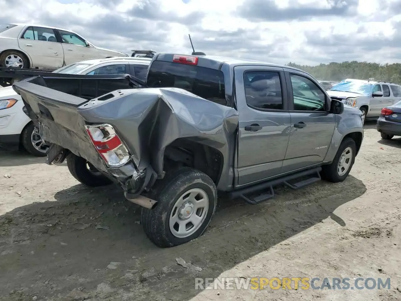 3 Photograph of a damaged car 1GCGSBEN1M1293514 CHEVROLET COLORADO 2021
