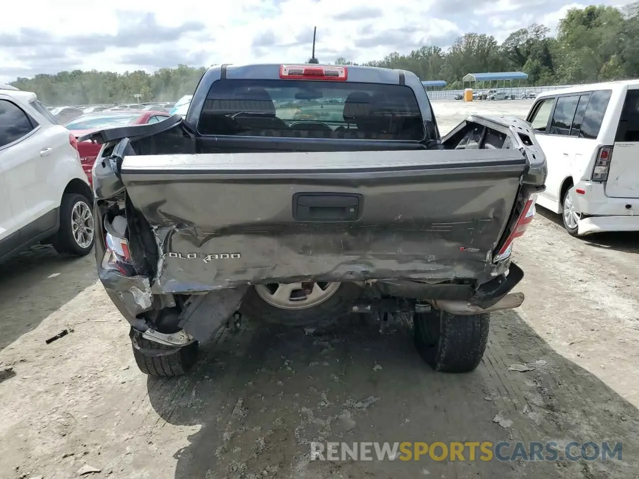 6 Photograph of a damaged car 1GCGSBEN1M1293514 CHEVROLET COLORADO 2021