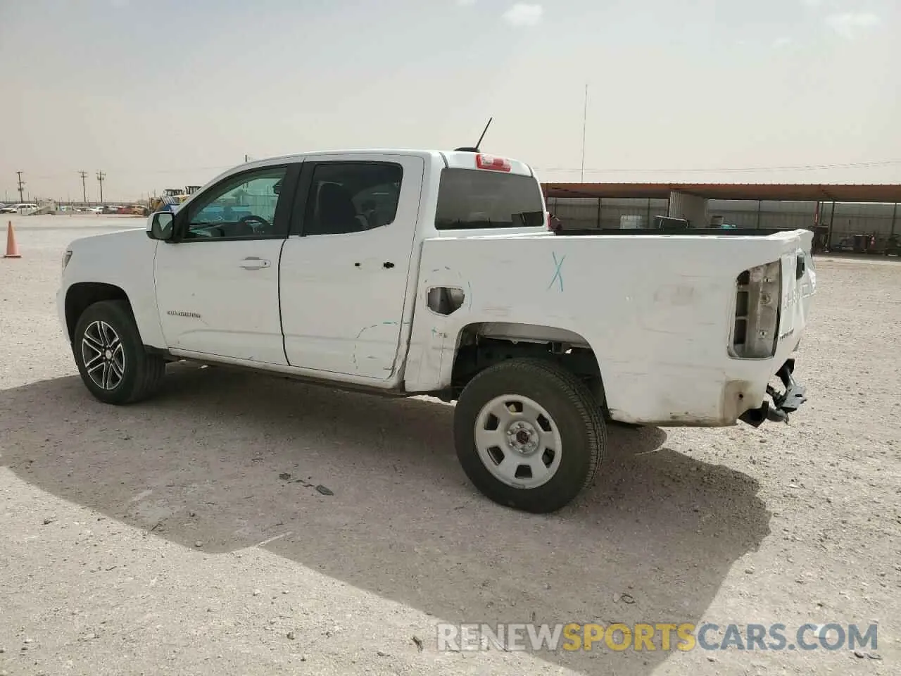 2 Photograph of a damaged car 1GCGSBEN6M1187687 CHEVROLET COLORADO 2021