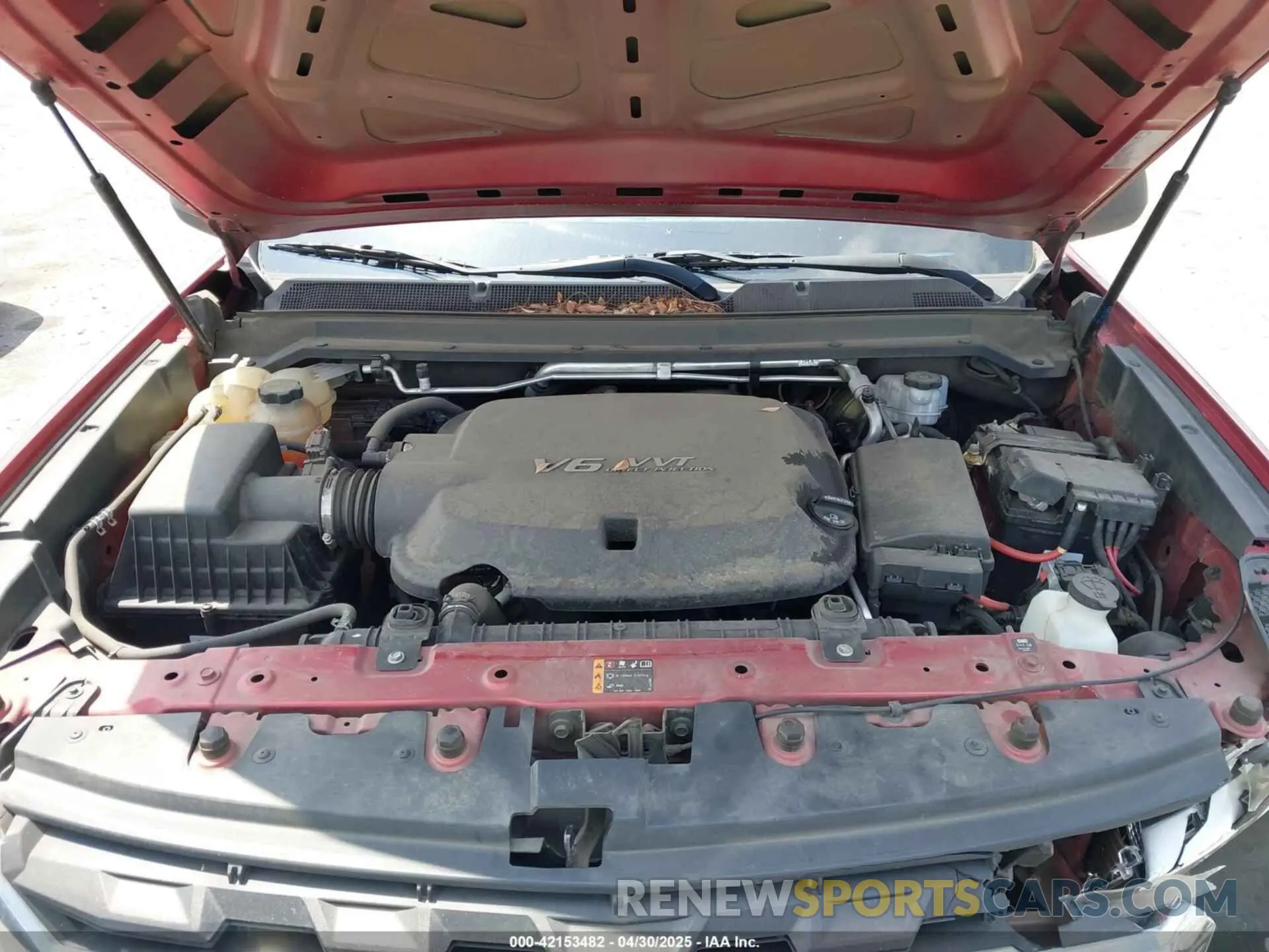 10 Photograph of a damaged car 1GCGSBEN8M1232810 CHEVROLET COLORADO 2021