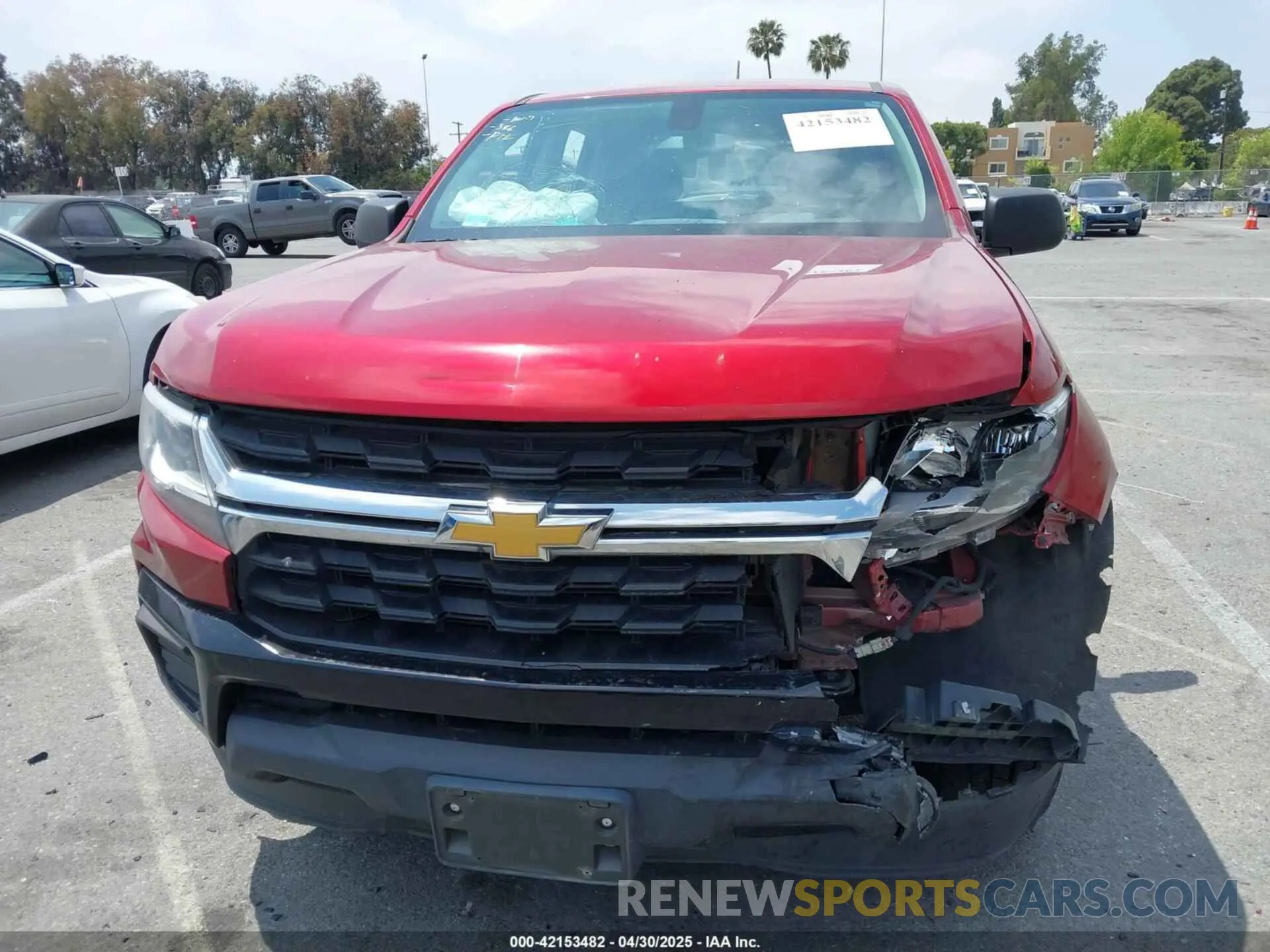 11 Photograph of a damaged car 1GCGSBEN8M1232810 CHEVROLET COLORADO 2021