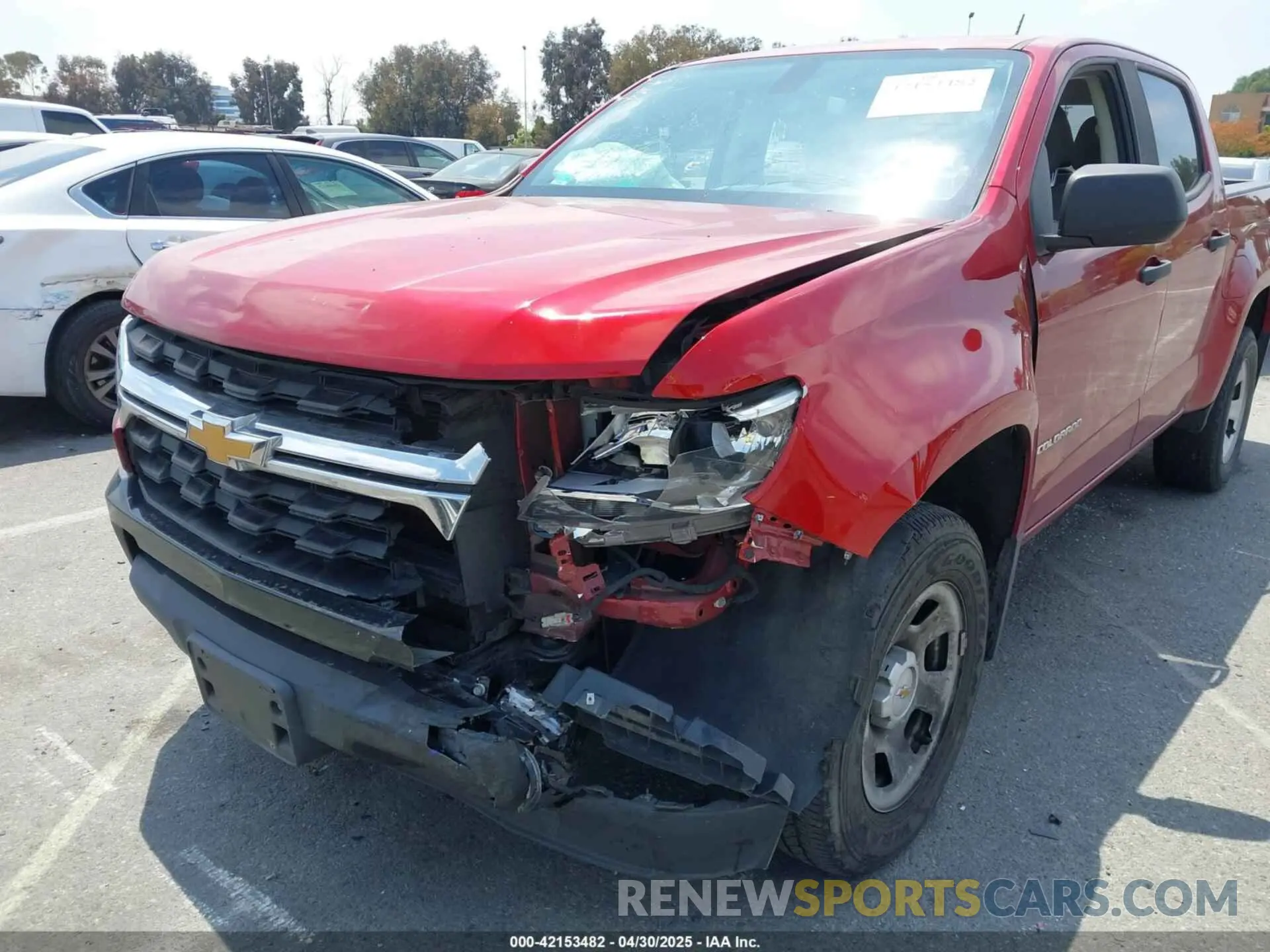 6 Photograph of a damaged car 1GCGSBEN8M1232810 CHEVROLET COLORADO 2021