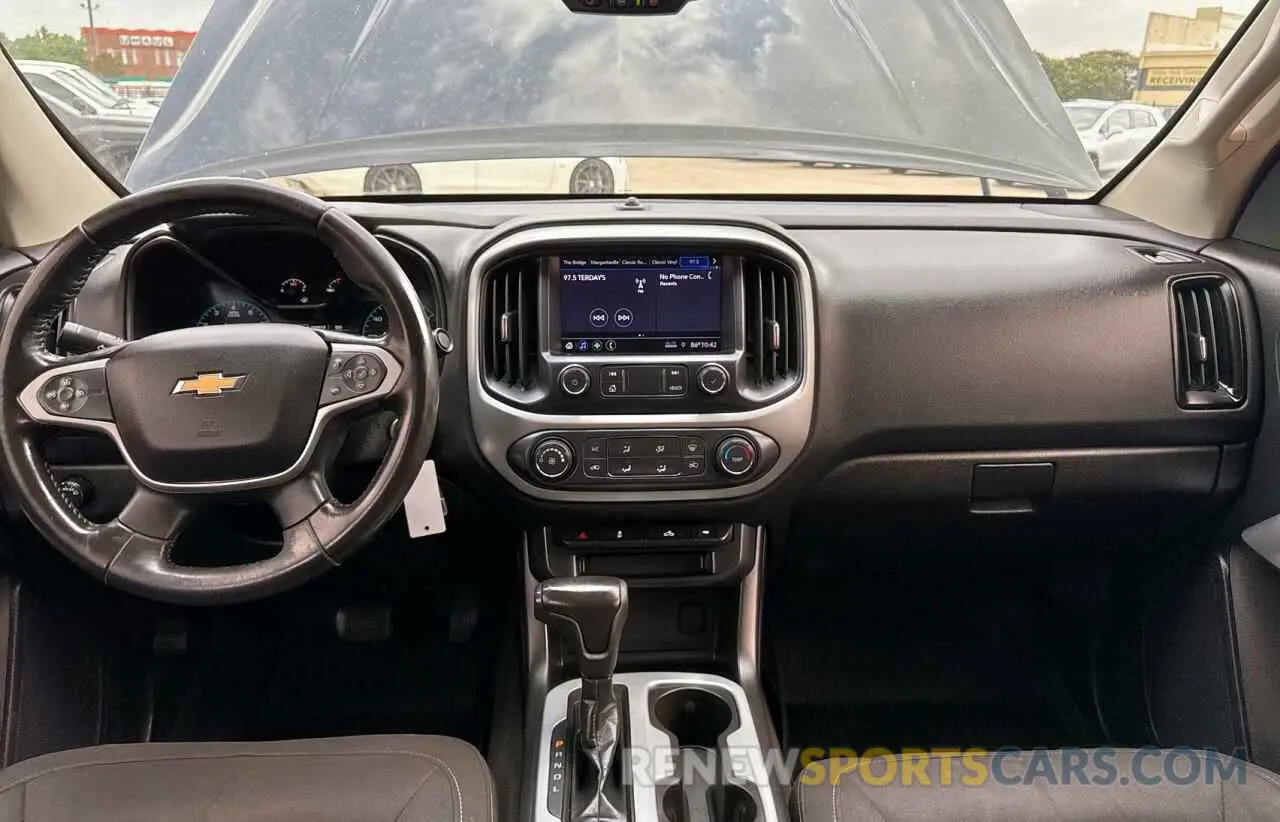 9 Photograph of a damaged car 1GCGSCEN1M1216759 CHEVROLET COLORADO 2021