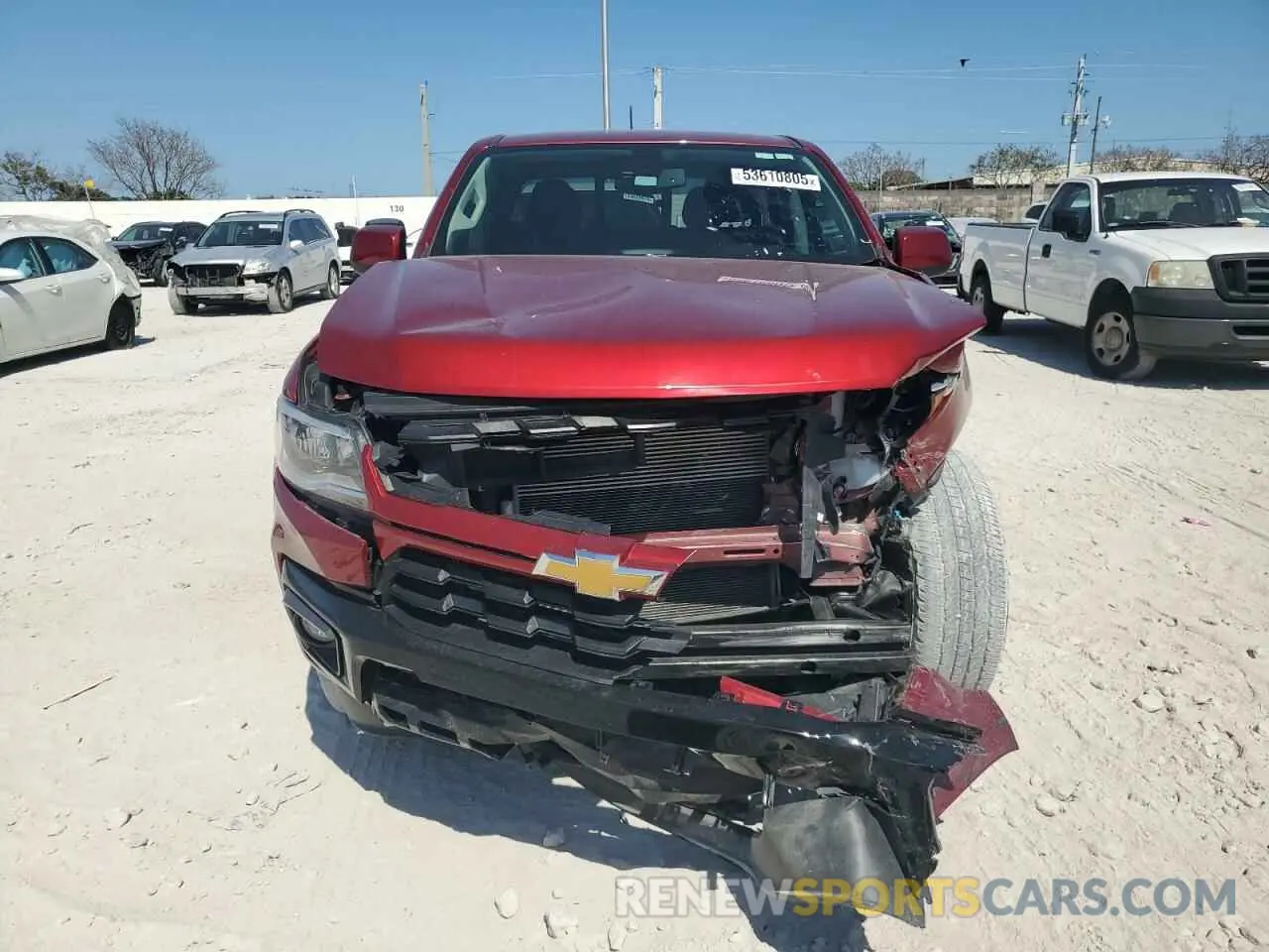 5 Photograph of a damaged car 1GCGSCEN3M1147668 CHEVROLET COLORADO 2021