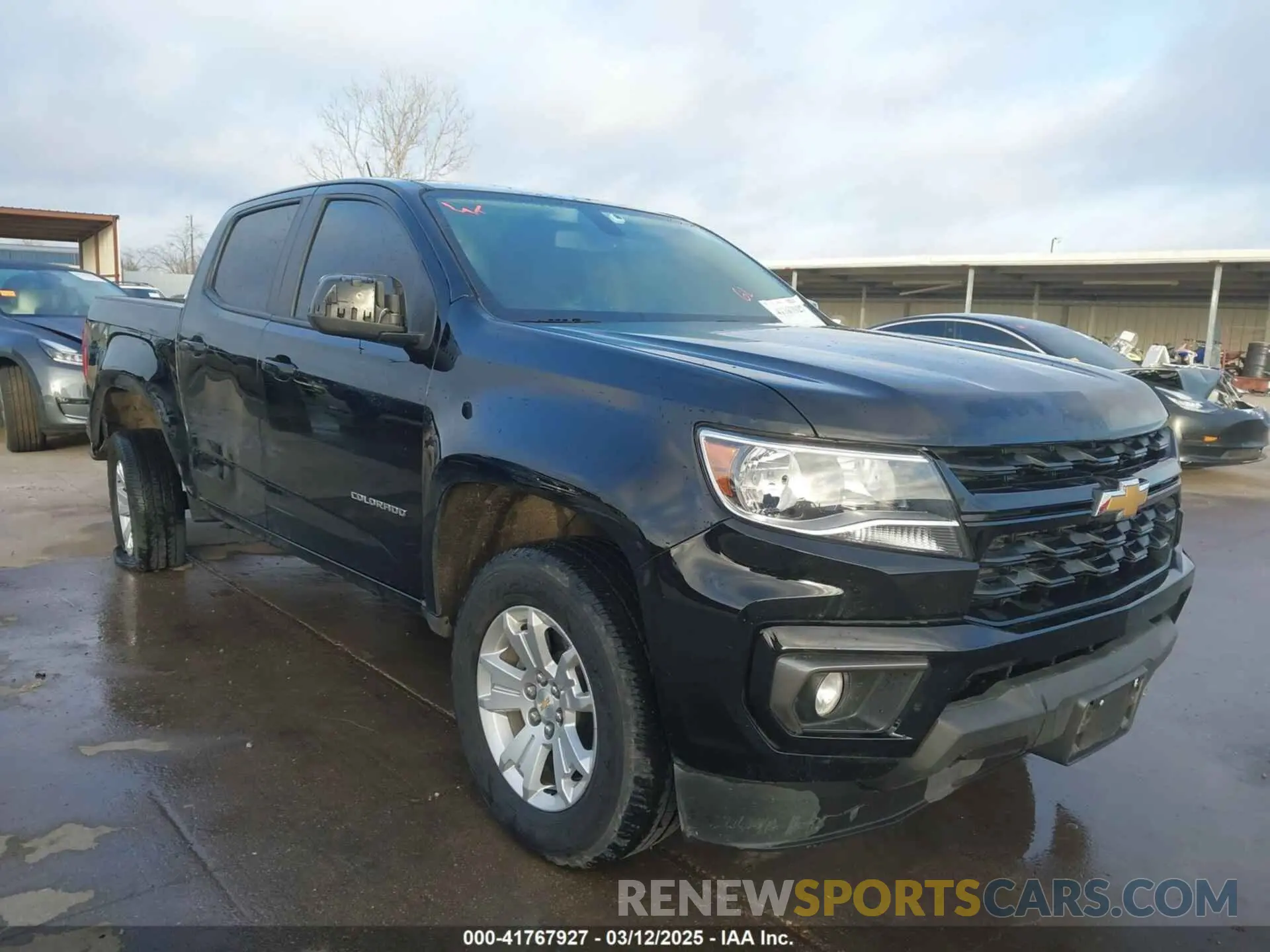 1 Фотография поврежденного автомобиля 1GCGSCEN4M1239033 CHEVROLET COLORADO 2021