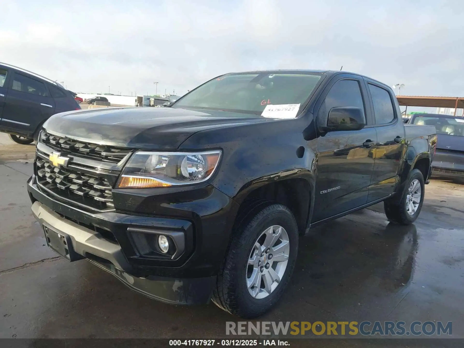 2 Фотография поврежденного автомобиля 1GCGSCEN4M1239033 CHEVROLET COLORADO 2021