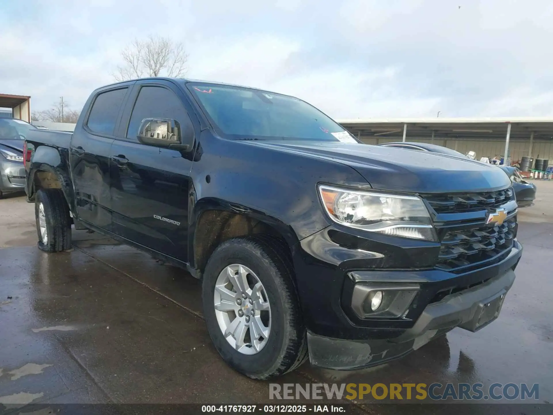6 Фотография поврежденного автомобиля 1GCGSCEN4M1239033 CHEVROLET COLORADO 2021