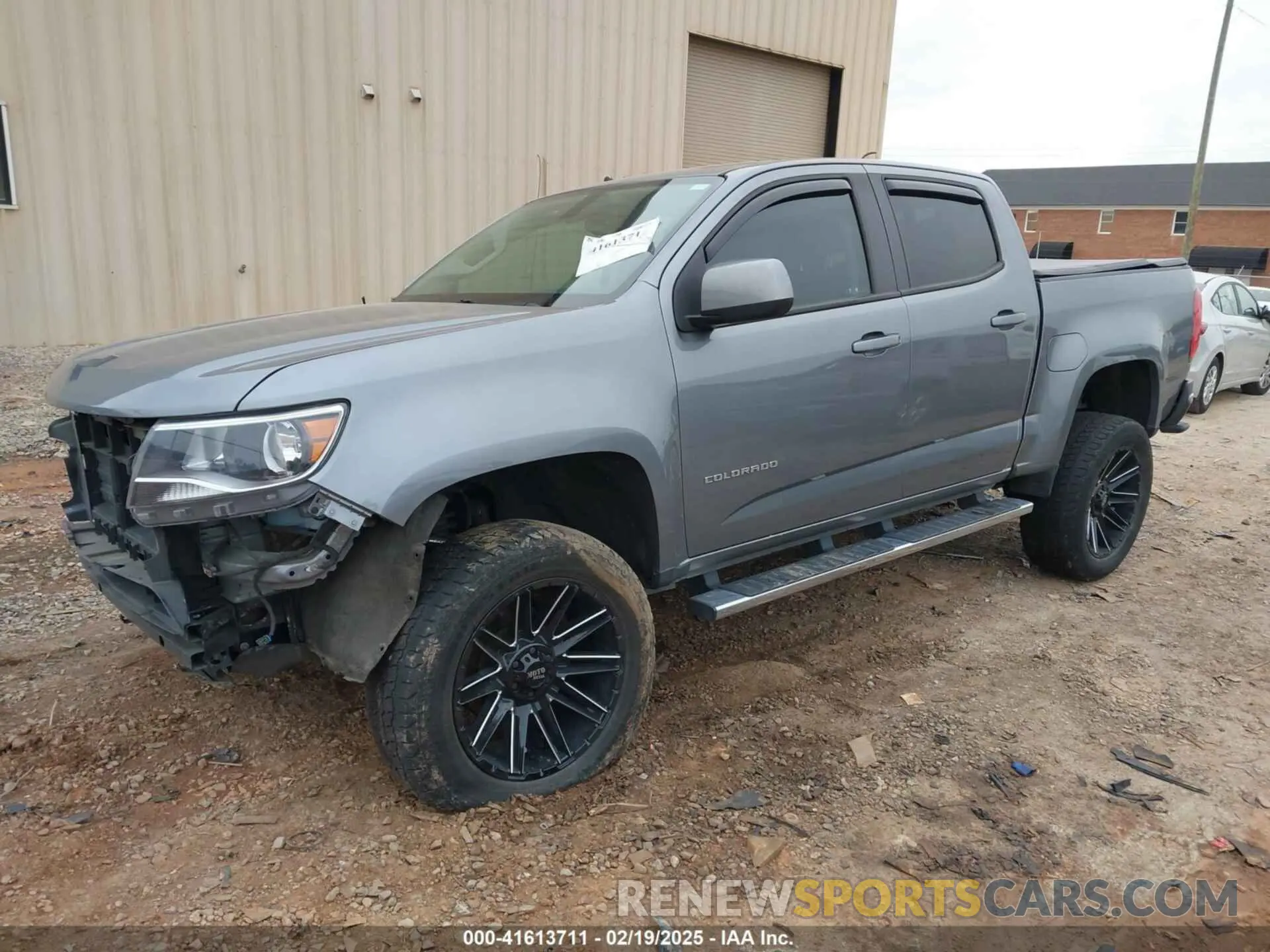 2 Photograph of a damaged car 1GCGSCEN8M1119980 CHEVROLET COLORADO 2021