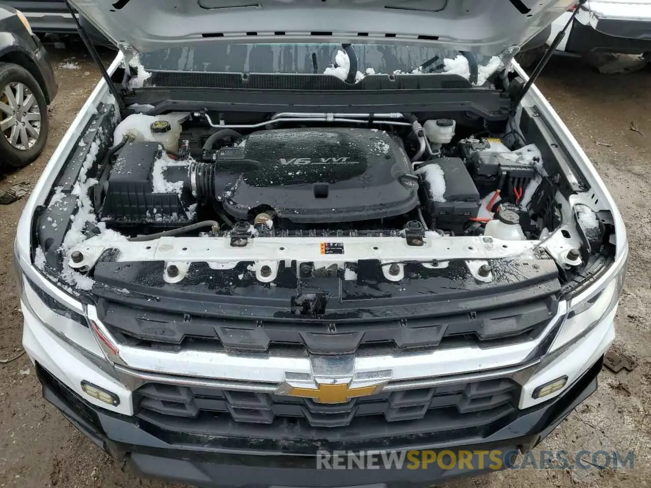 11 Фотография поврежденного автомобиля 1GCGTBEN1M1285314 CHEVROLET COLORADO 2021
