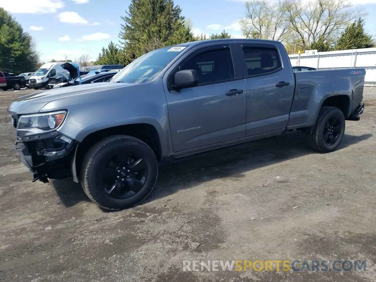 1 Photograph of a damaged car 1GCGTBEN4M1118526 CHEVROLET COLORADO 2021