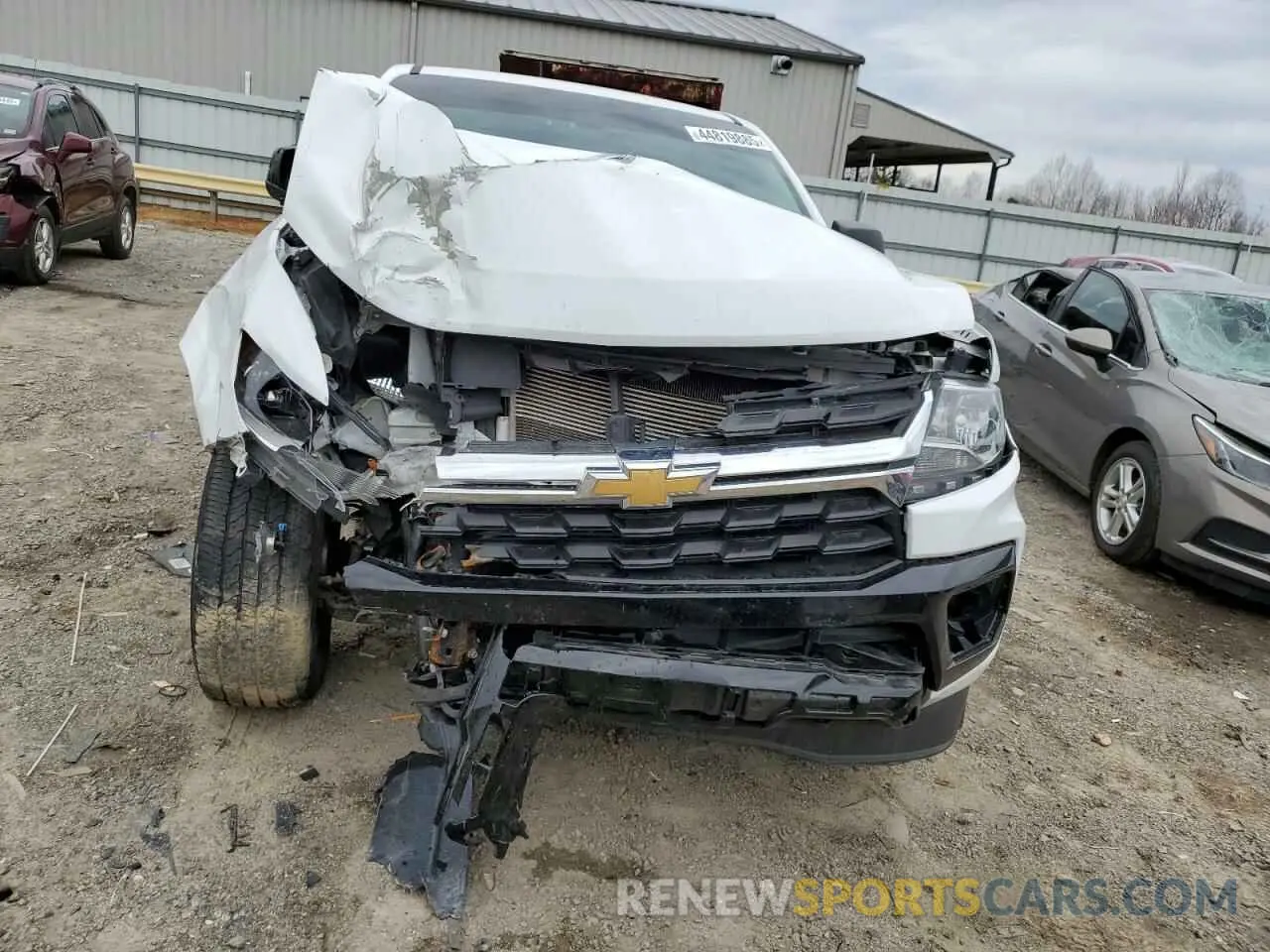 5 Photograph of a damaged car 1GCGTBEN5M1234902 CHEVROLET COLORADO 2021