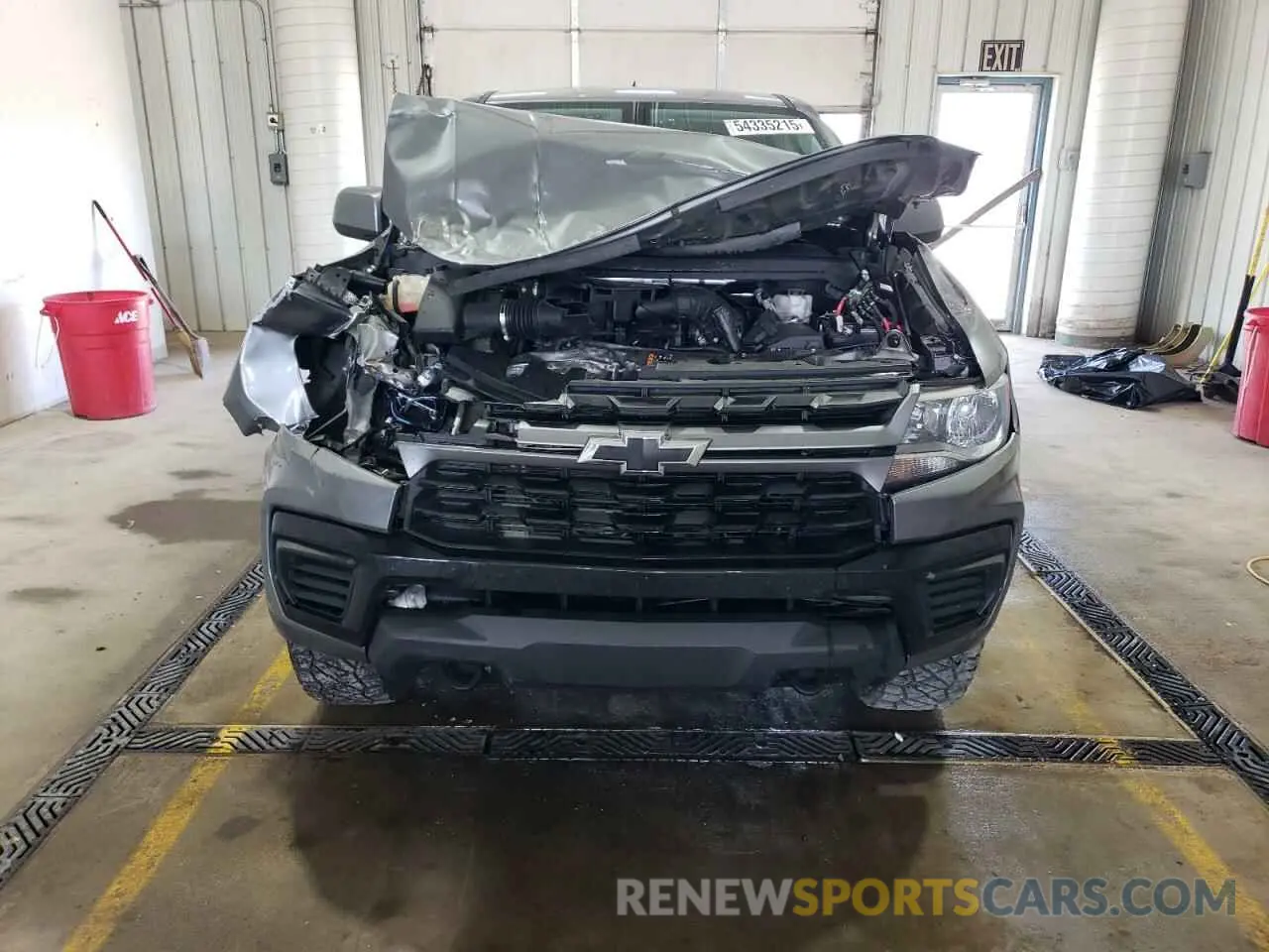 5 Photograph of a damaged car 1GCGTBENXM1121222 CHEVROLET COLORADO 2021
