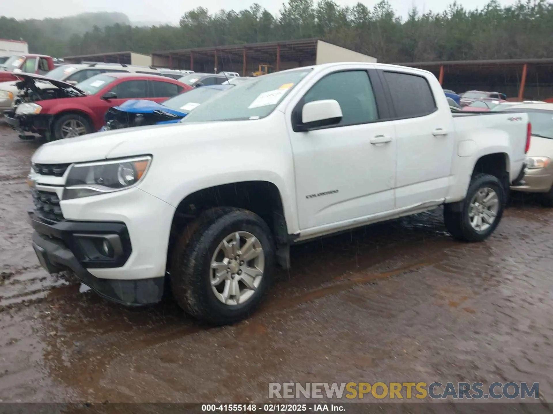 2 Фотография поврежденного автомобиля 1GCGTCEN1M1244106 CHEVROLET COLORADO 2021