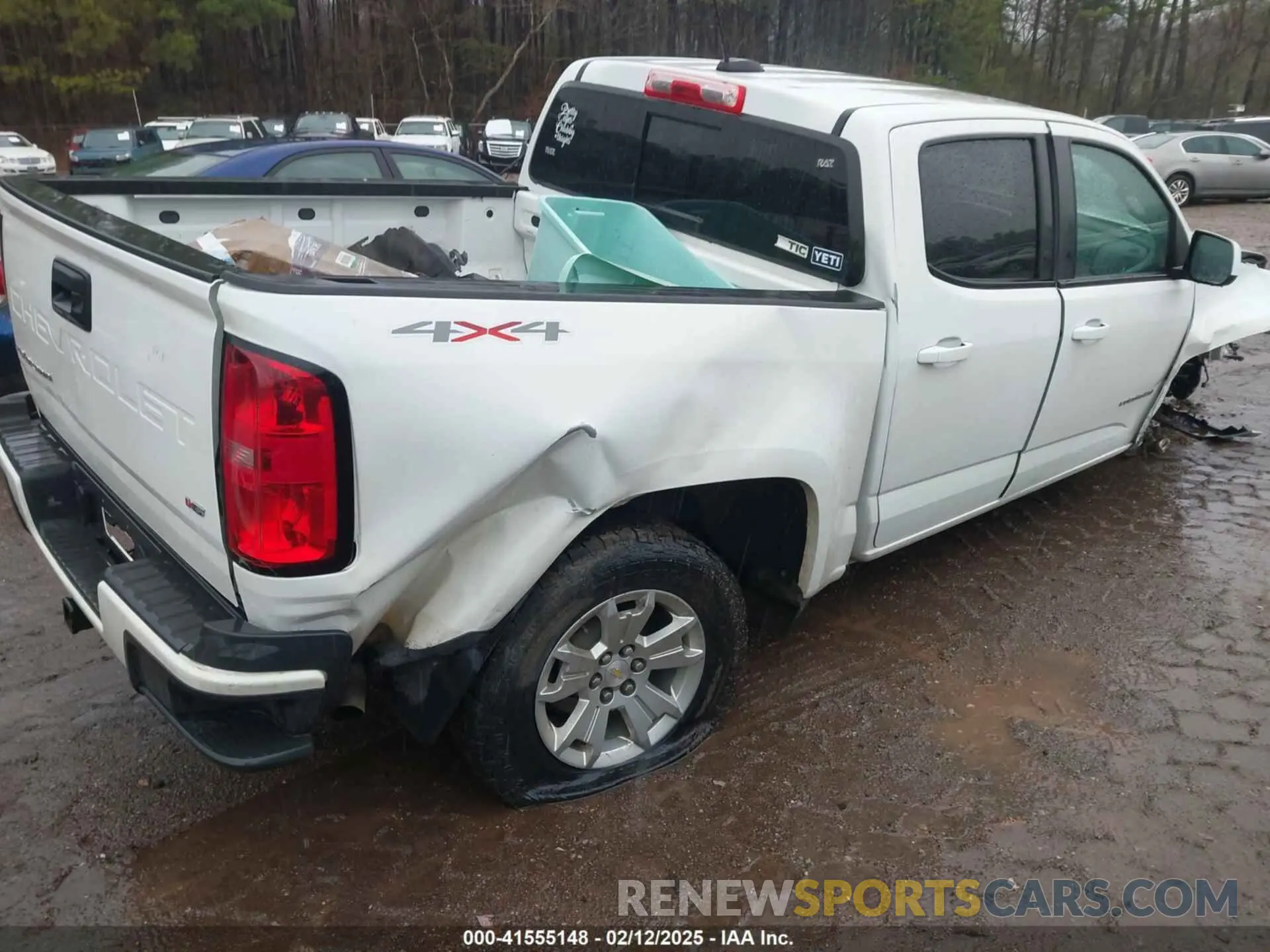 4 Фотография поврежденного автомобиля 1GCGTCEN1M1244106 CHEVROLET COLORADO 2021