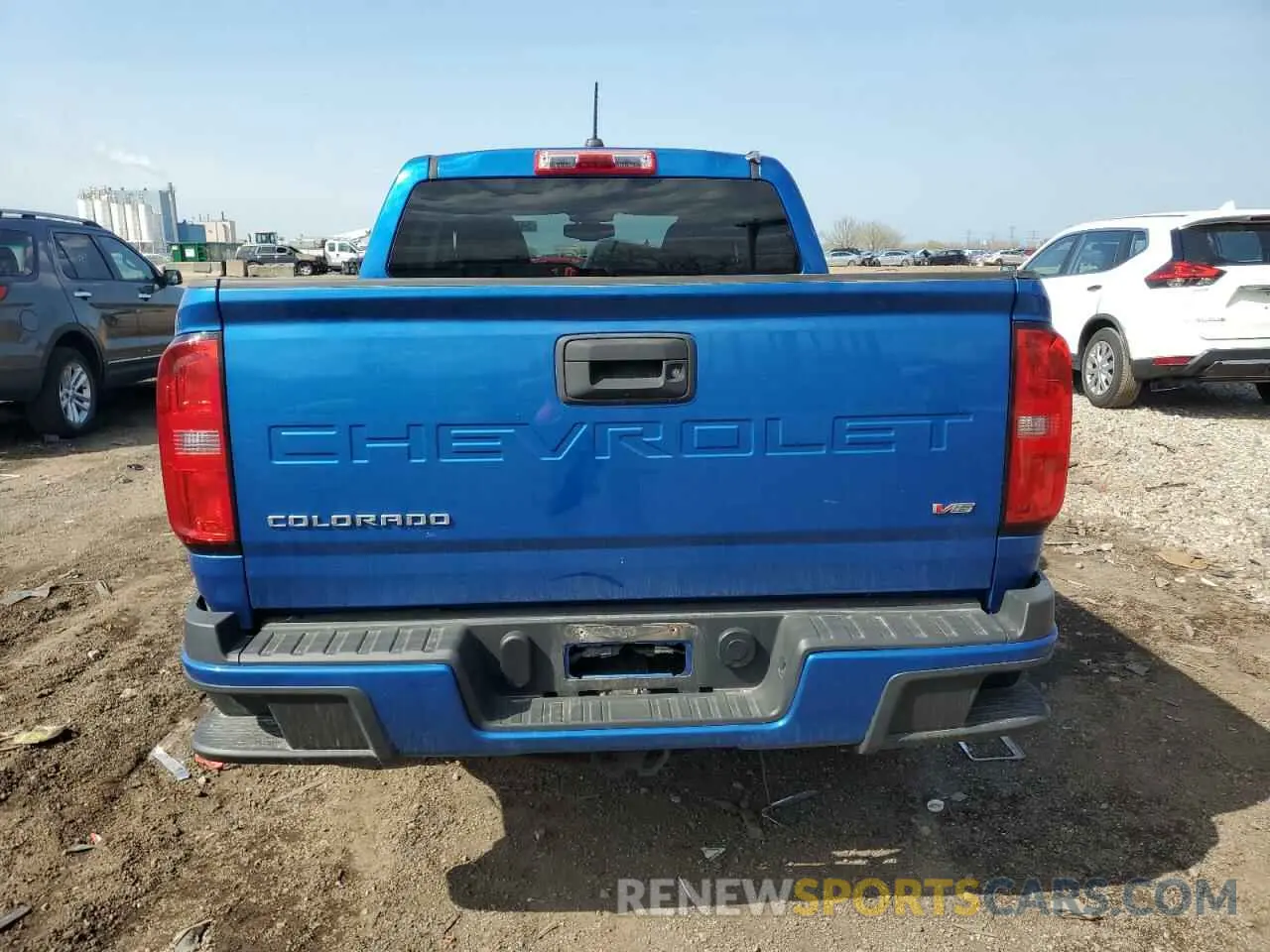 6 Фотография поврежденного автомобиля 1GCGTCEN7M1134452 CHEVROLET COLORADO 2021
