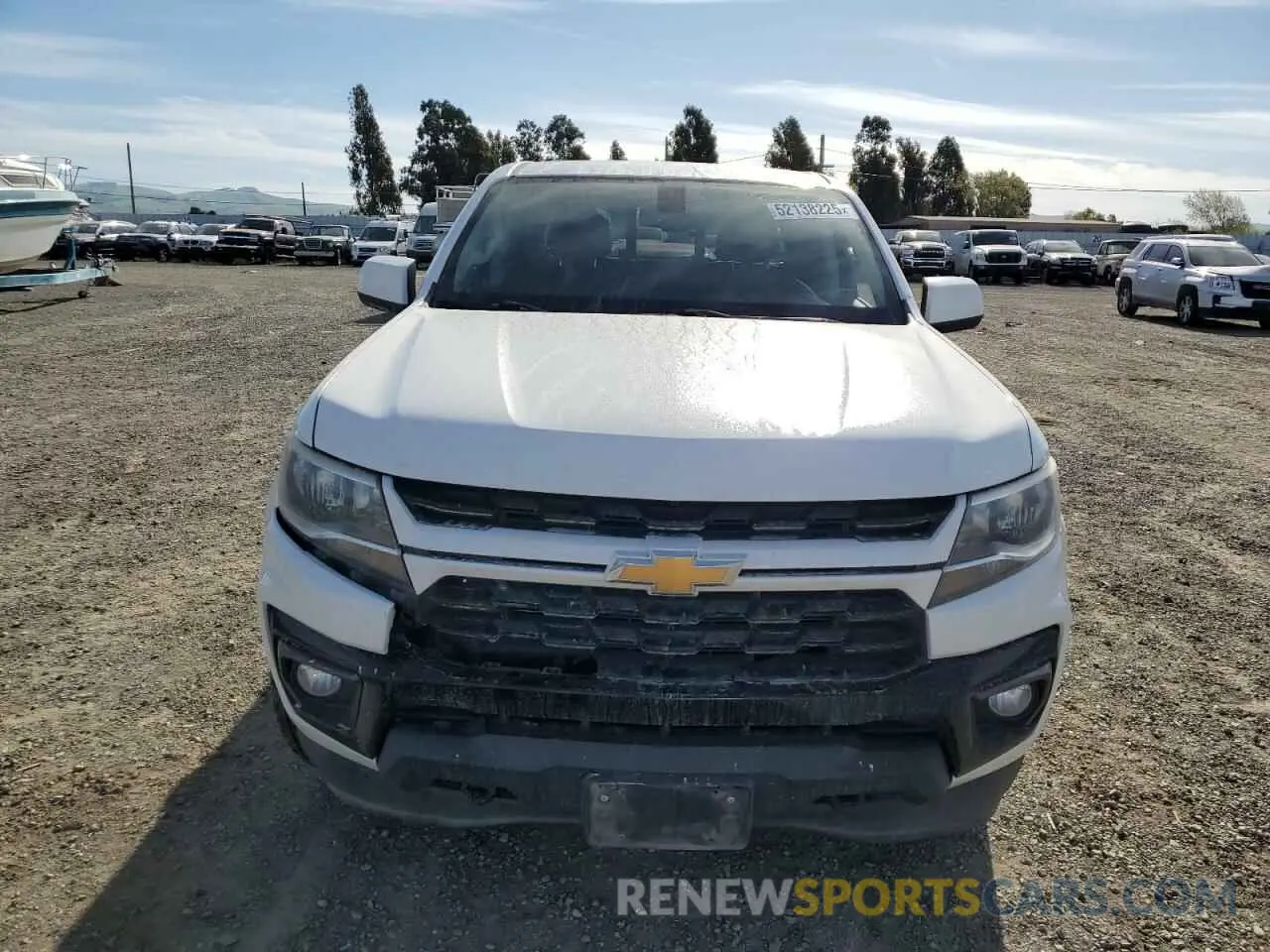 5 Photograph of a damaged car 1GCGTCEN9M1131391 CHEVROLET COLORADO 2021