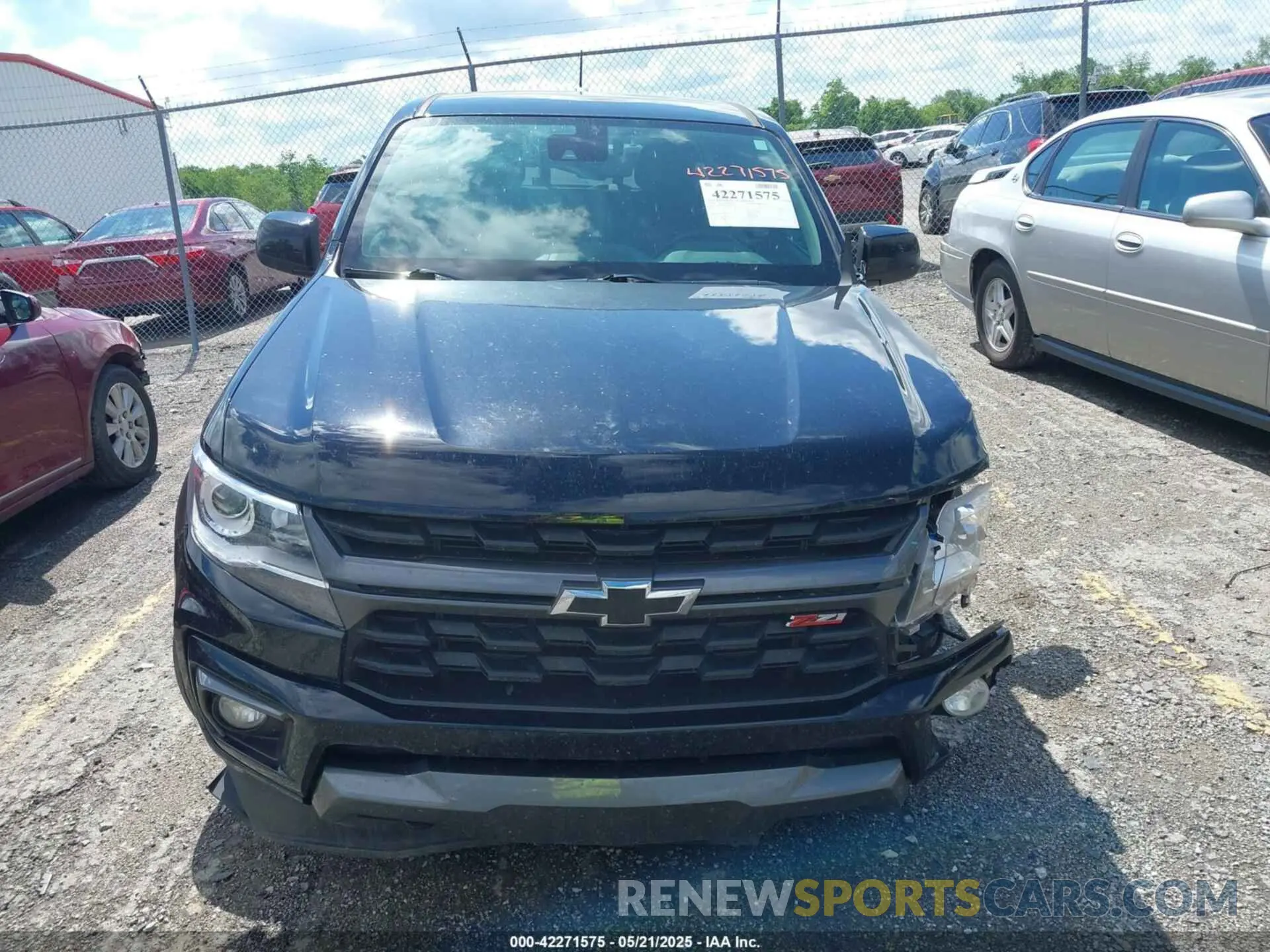 13 Фотография поврежденного автомобиля 1GCGTDEN1M1274874 CHEVROLET COLORADO 2021