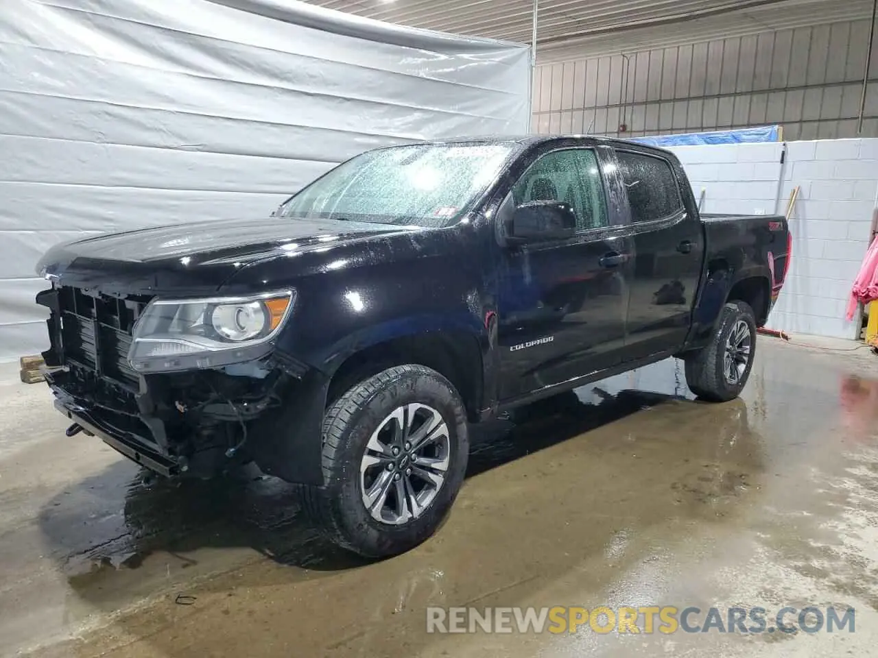 1 Фотография поврежденного автомобиля 1GCGTDEN2M1112641 CHEVROLET COLORADO 2021