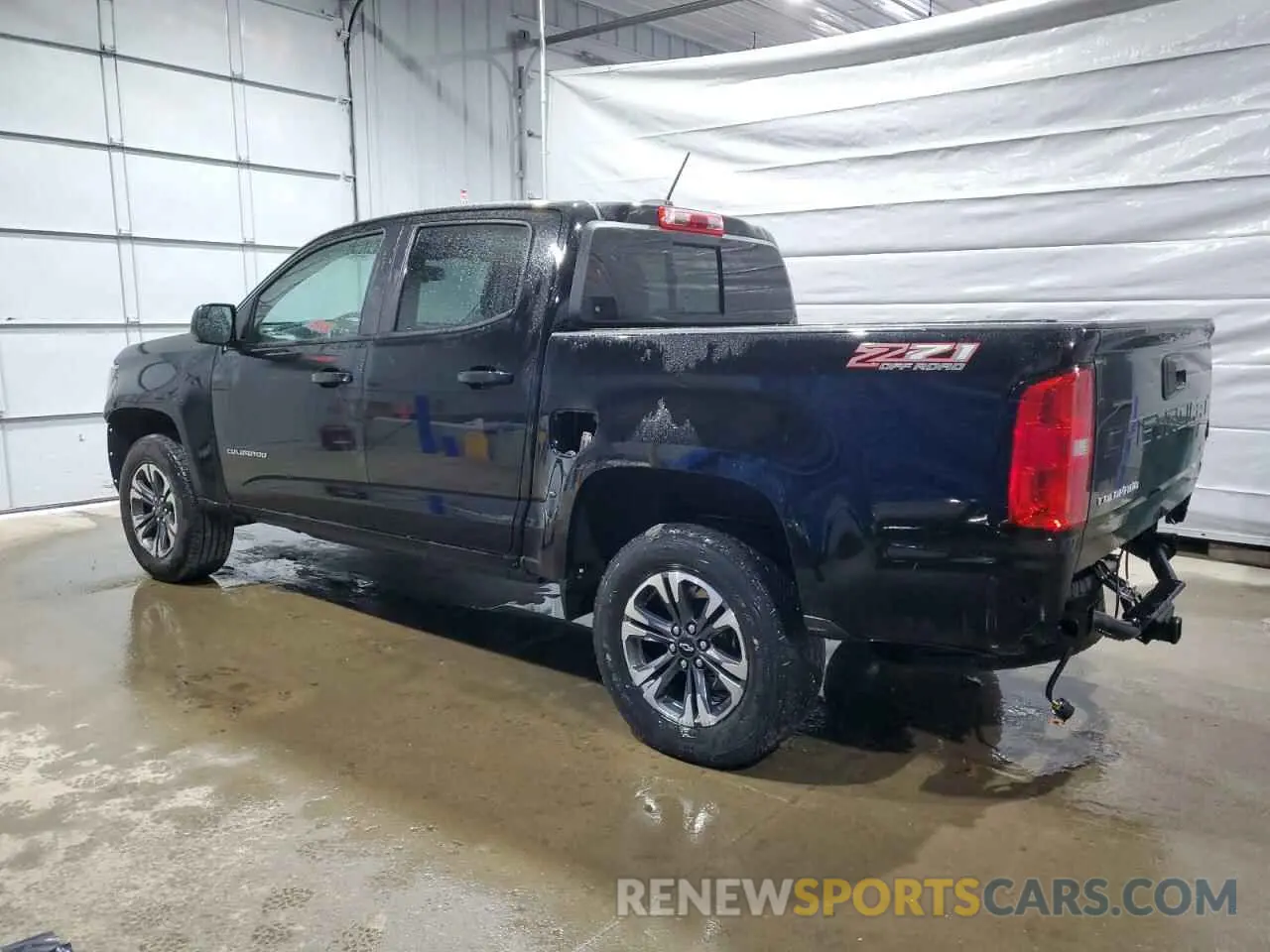 2 Фотография поврежденного автомобиля 1GCGTDEN2M1112641 CHEVROLET COLORADO 2021