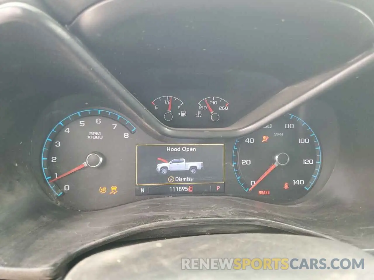 9 Photograph of a damaged car 1GCGTDEN2M1116950 CHEVROLET COLORADO 2021