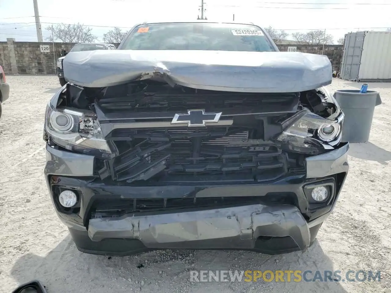 5 Photograph of a damaged car 1GCGTDEN2M1195472 CHEVROLET COLORADO 2021