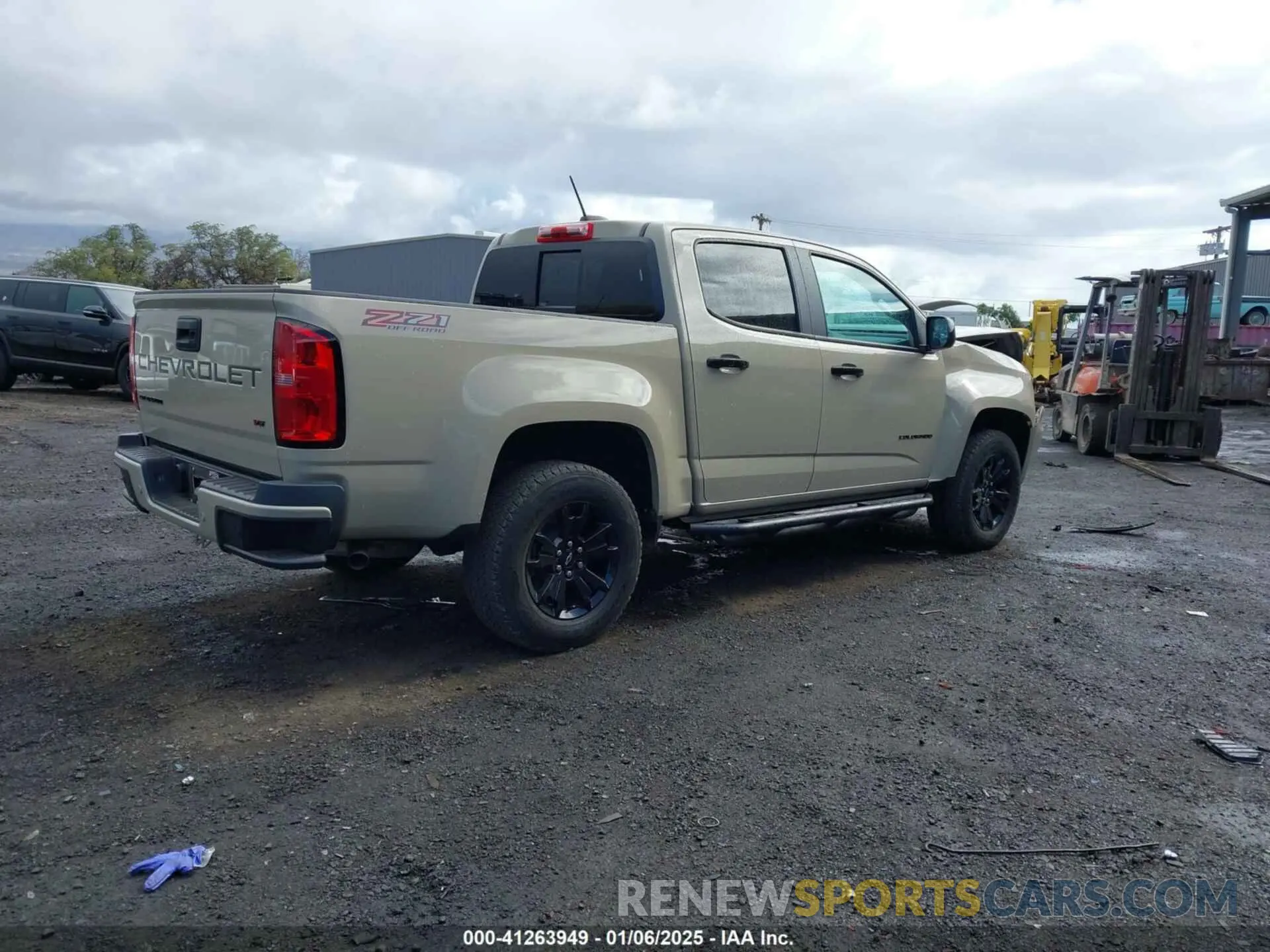 4 Photograph of a damaged car 1GCGTDEN3M1282541 CHEVROLET COLORADO 2021