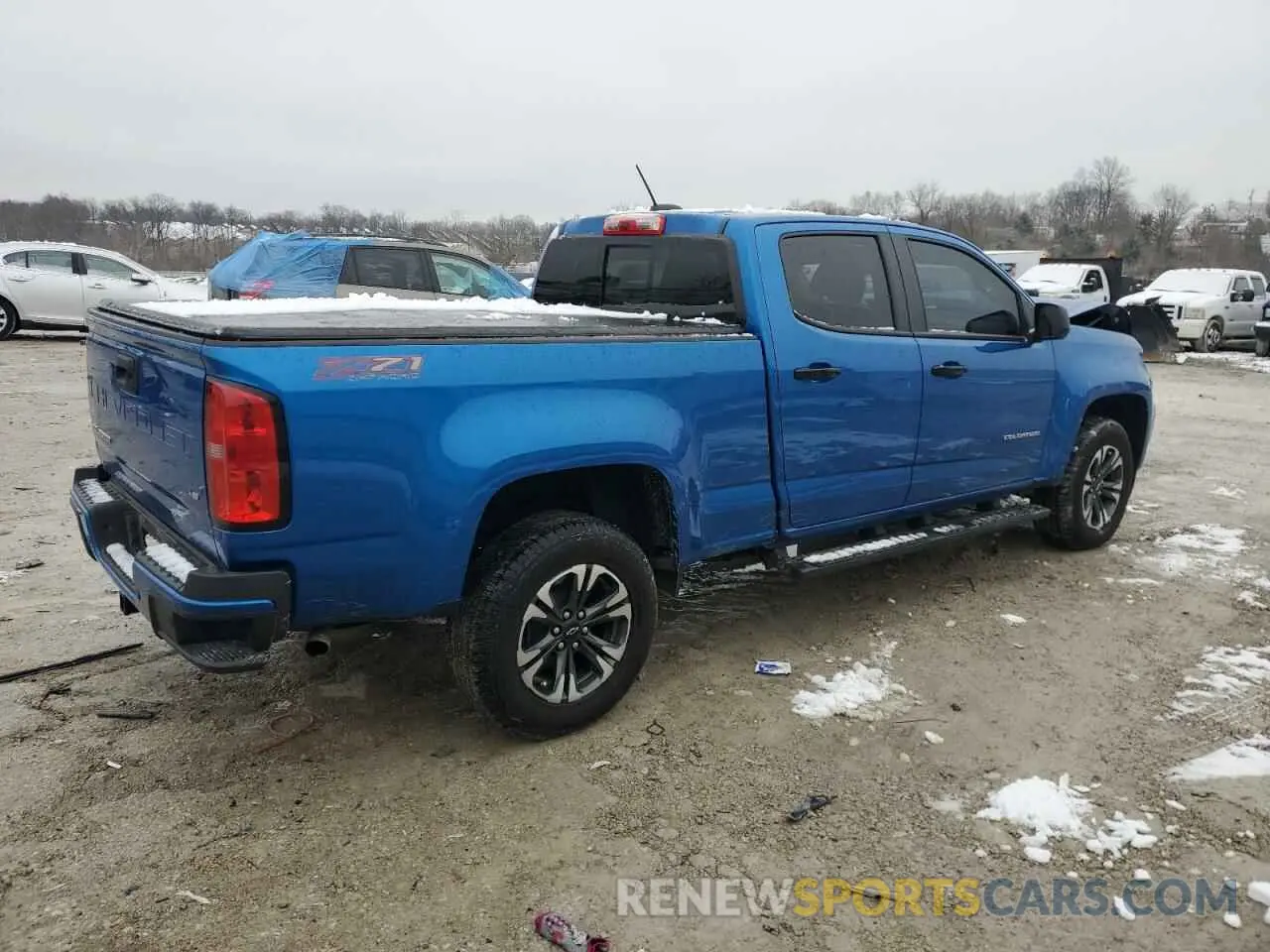 3 Photograph of a damaged car 1GCGTDEN4M1258409 CHEVROLET COLORADO 2021