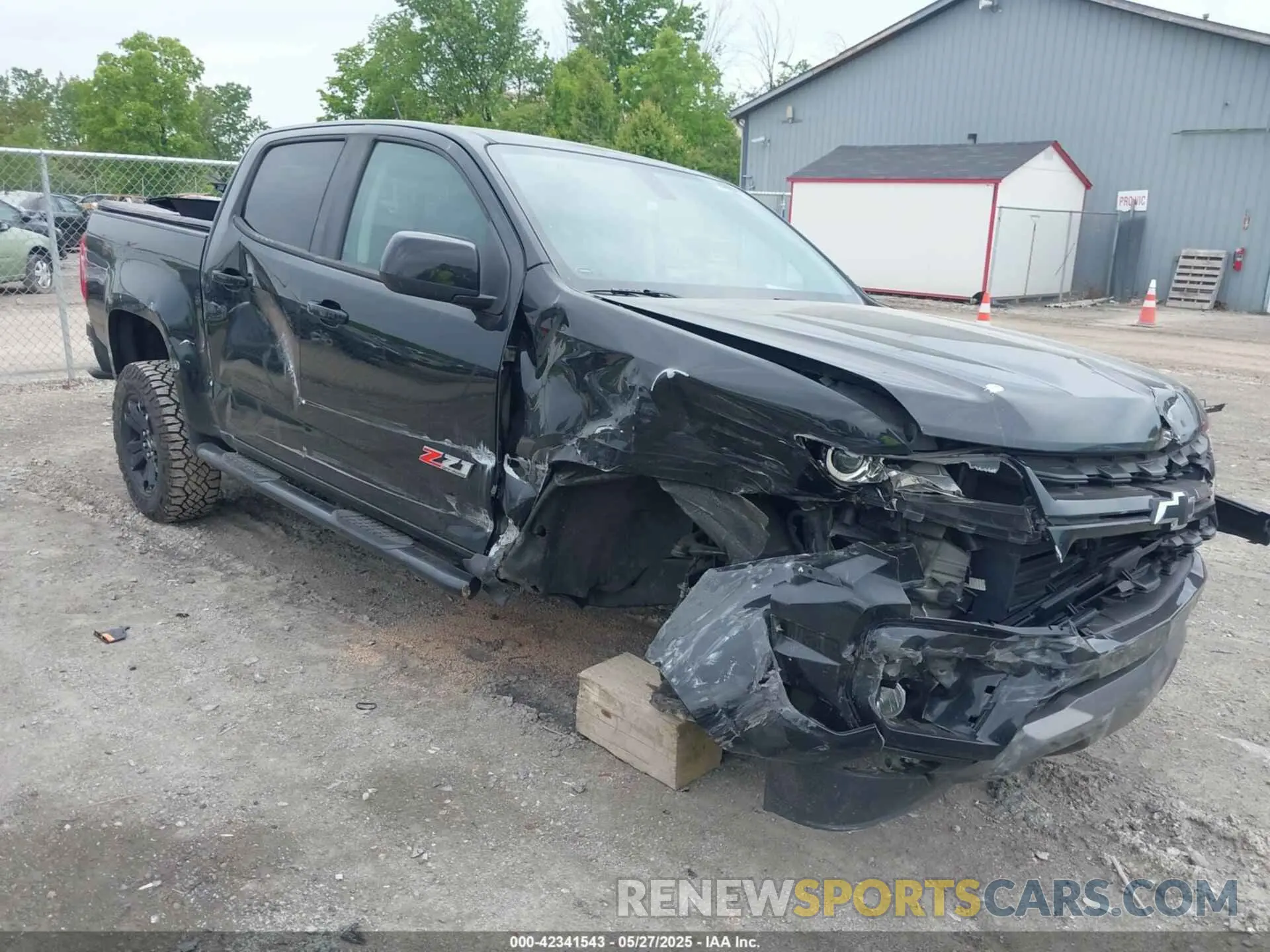 1 Фотография поврежденного автомобиля 1GCGTDENXM1105680 CHEVROLET COLORADO 2021